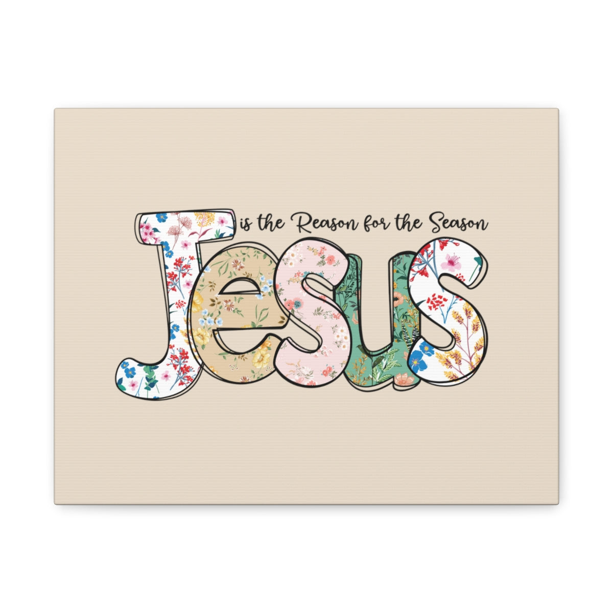 Scripture Walls Reason For The Season 1 Timothy 1:16 Bible Verse Canvas Christian Wall Art Ready to Hang Unframed-Express Your Love Gifts