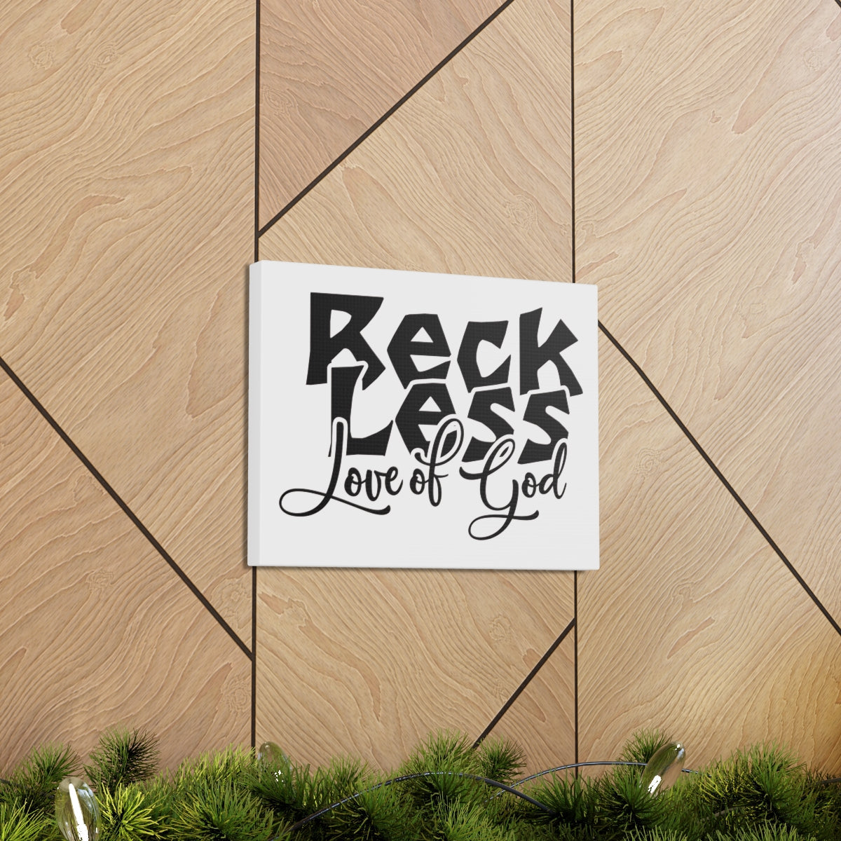 Scripture Walls Reckless Love Of God 1 John 4:8 Christian Wall Art Print Ready to Hang Unframed-Express Your Love Gifts