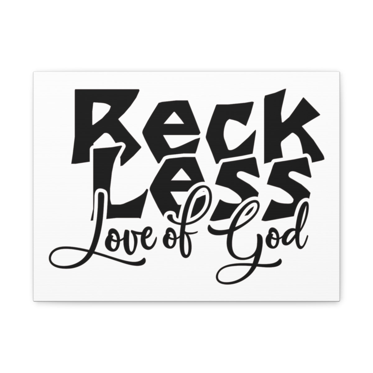 Scripture Walls Reckless Love Of God 1 John 4:8 Christian Wall Art Print Ready to Hang Unframed-Express Your Love Gifts