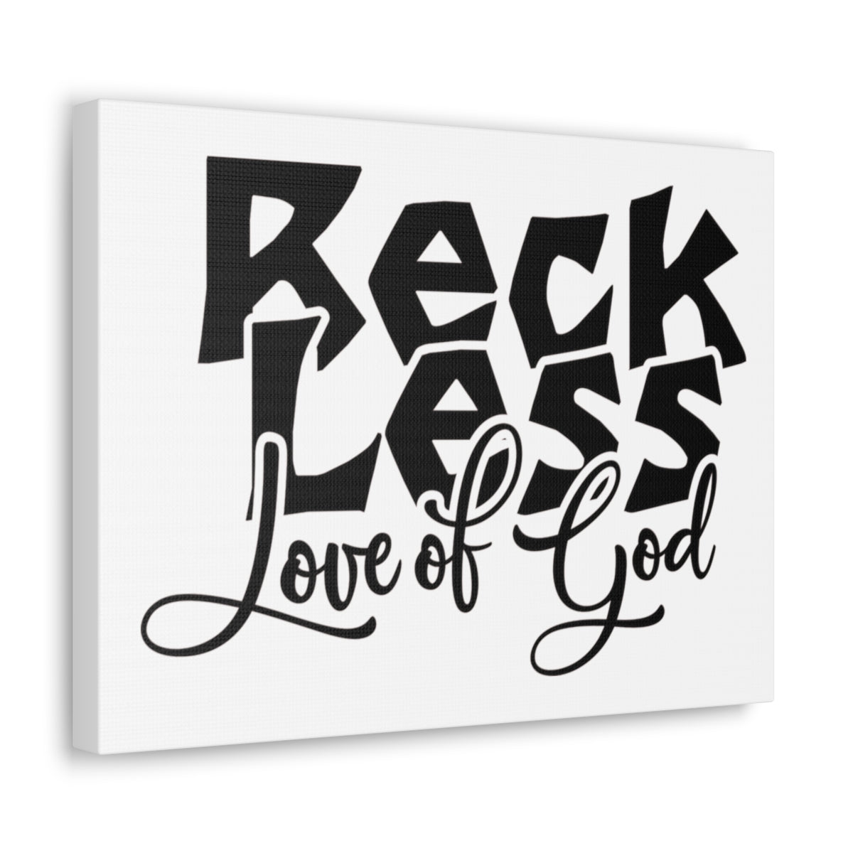Scripture Walls Reckless Love Of God 1 John 4:8 Christian Wall Art Print Ready to Hang Unframed-Express Your Love Gifts