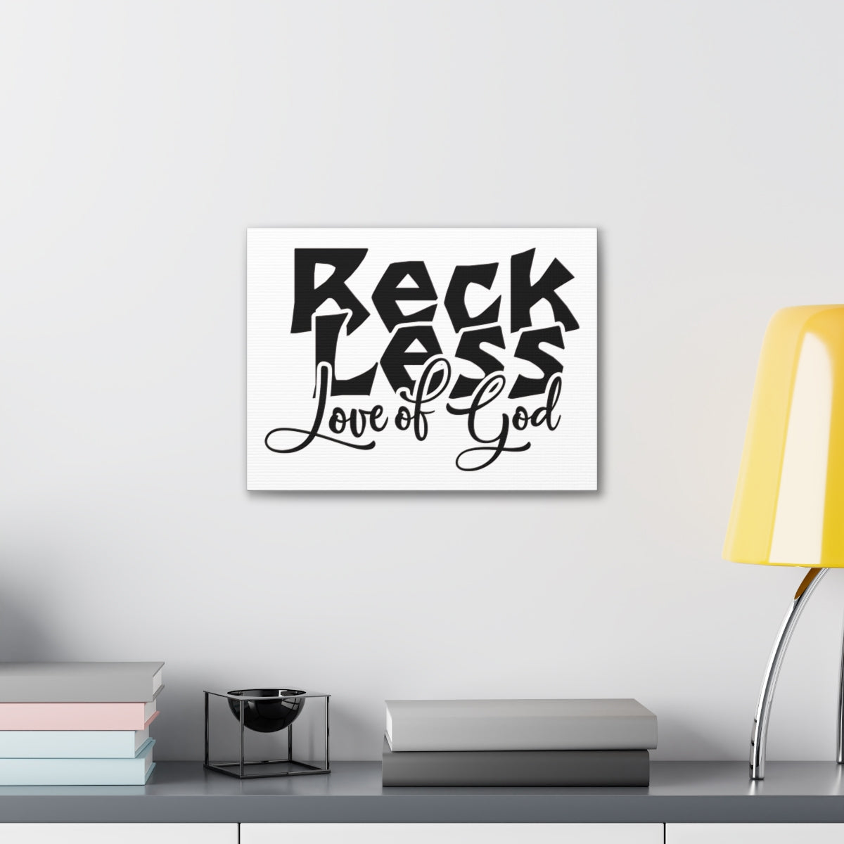 Scripture Walls Reckless Love Of God 1 John 4:8 Christian Wall Art Print Ready to Hang Unframed-Express Your Love Gifts