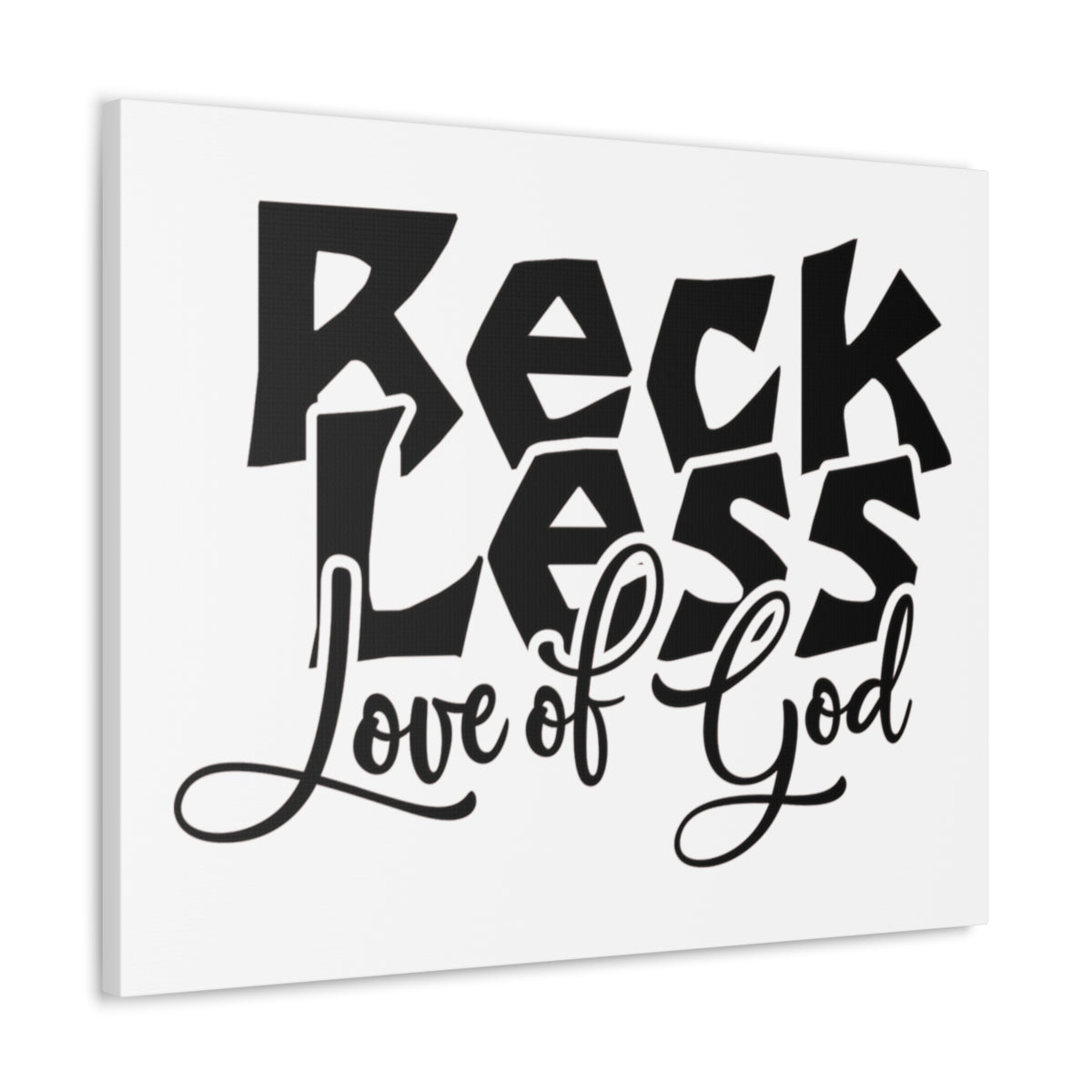 Scripture Walls Reckless Love Of God 1 John 4:8 Christian Wall Art Print Ready to Hang Unframed-Express Your Love Gifts
