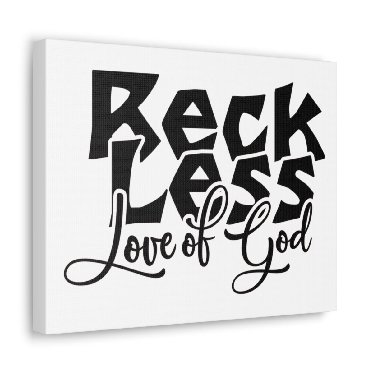 Scripture Walls Reckless Love Of God 1 John 4:8 Christian Wall Art Print Ready to Hang Unframed-Express Your Love Gifts