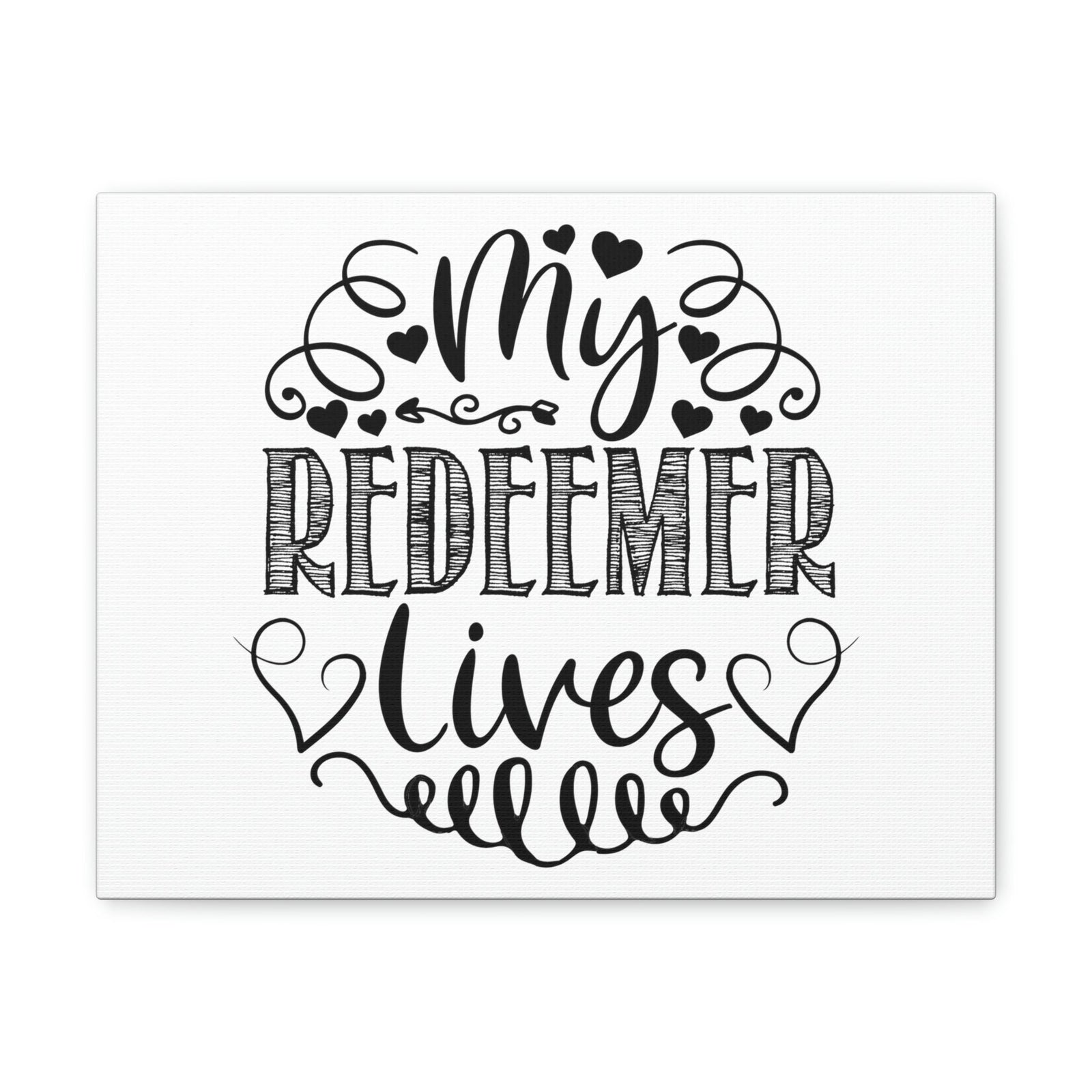 Scripture Walls Redeemer Lives Proverbs 19:25 Christian Wall Art Print Ready to Hang Unframed-Express Your Love Gifts