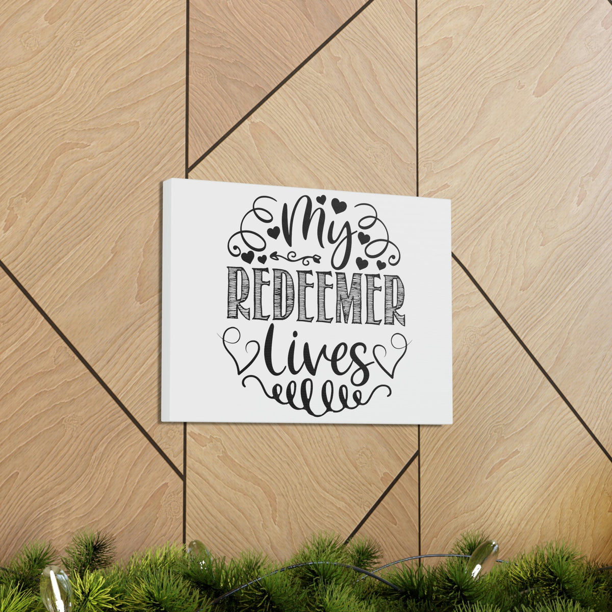 Scripture Walls Redeemer Lives Proverbs 19:25 Christian Wall Art Print Ready to Hang Unframed-Express Your Love Gifts