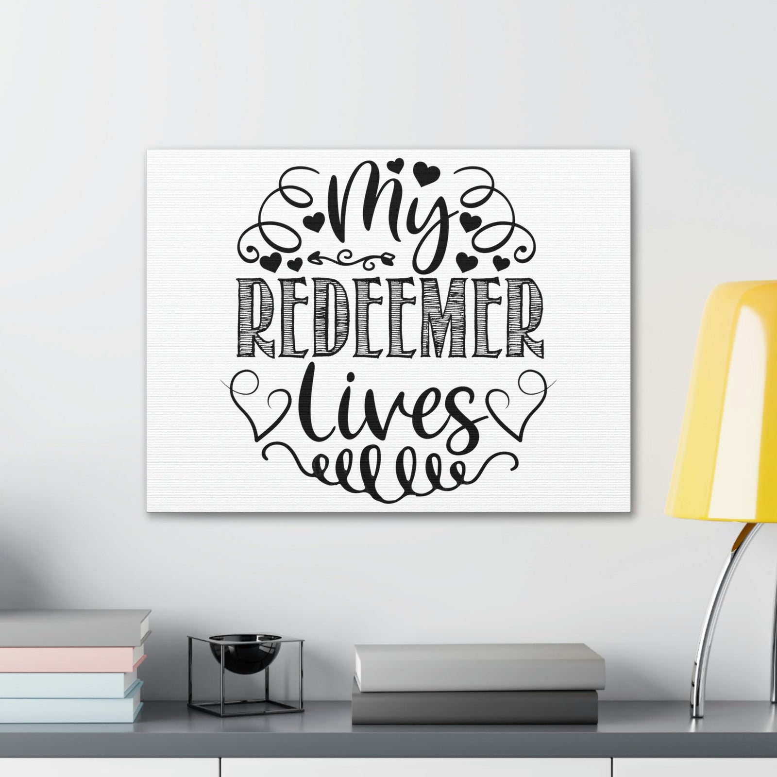 Scripture Walls Redeemer Lives Proverbs 19:25 Christian Wall Art Print Ready to Hang Unframed-Express Your Love Gifts