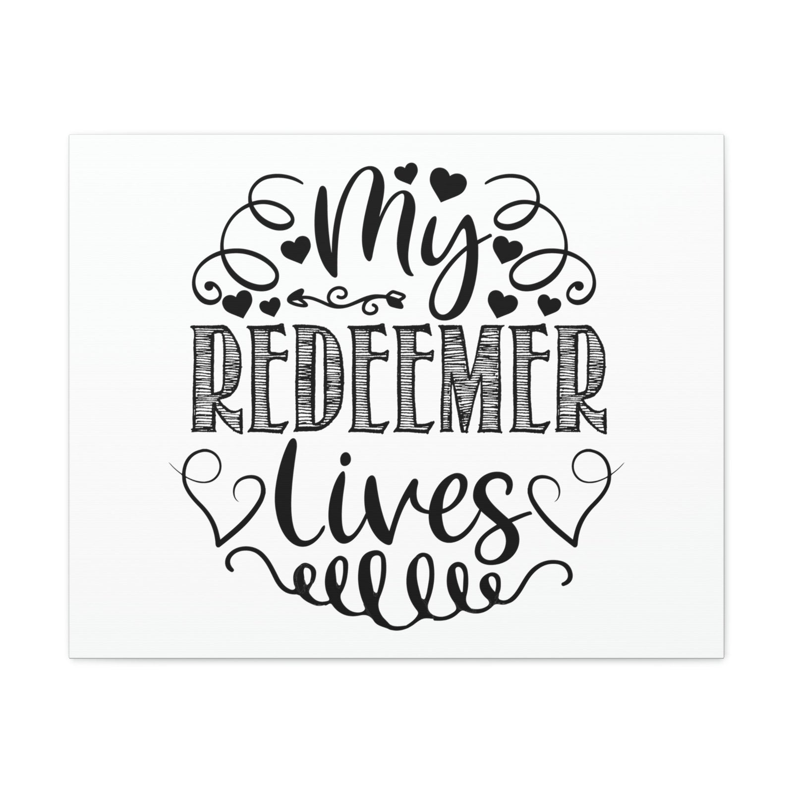 Scripture Walls Redeemer Lives Proverbs 19:25 Christian Wall Art Print Ready to Hang Unframed-Express Your Love Gifts