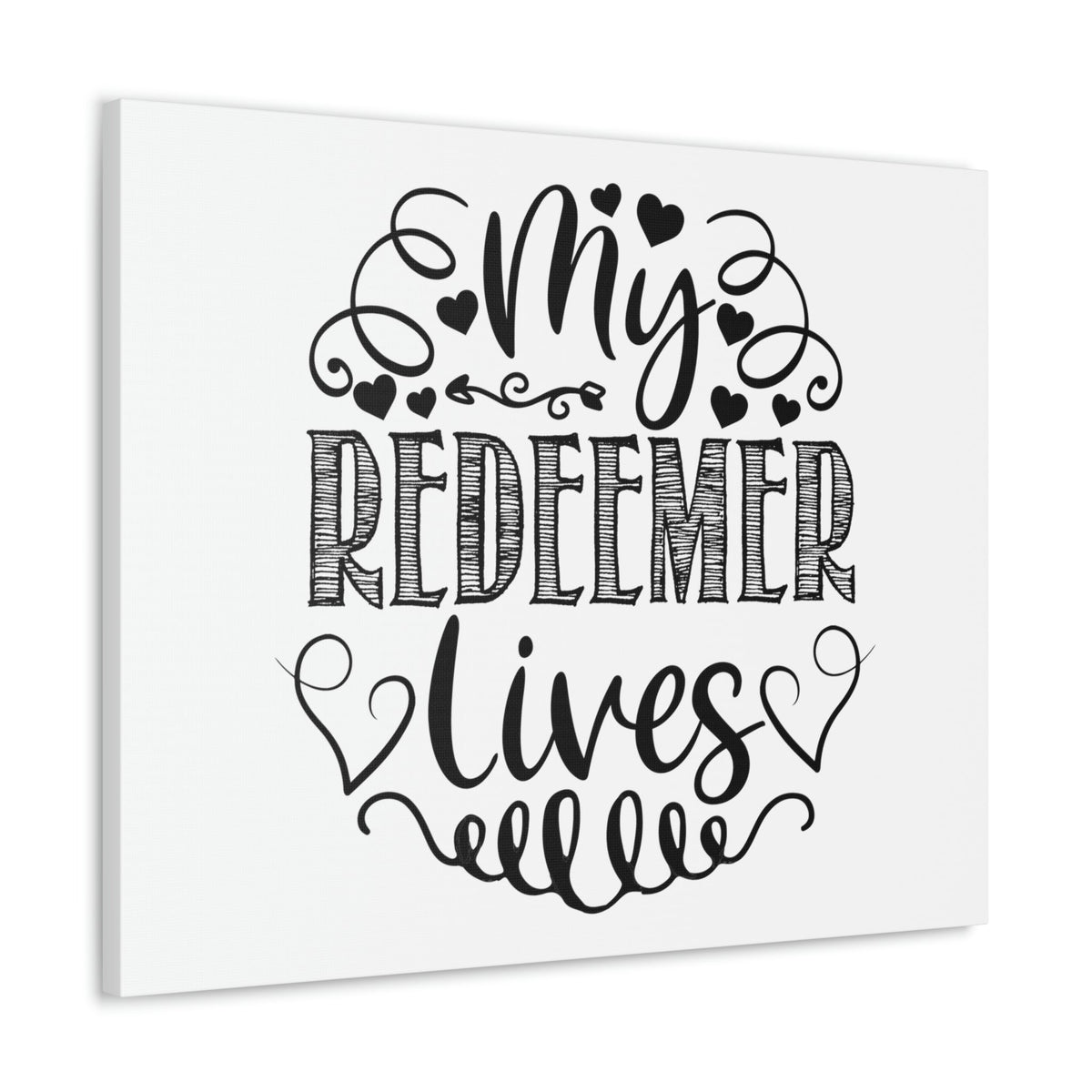 Scripture Walls Redeemer Lives Proverbs 19:25 Christian Wall Art Print Ready to Hang Unframed-Express Your Love Gifts