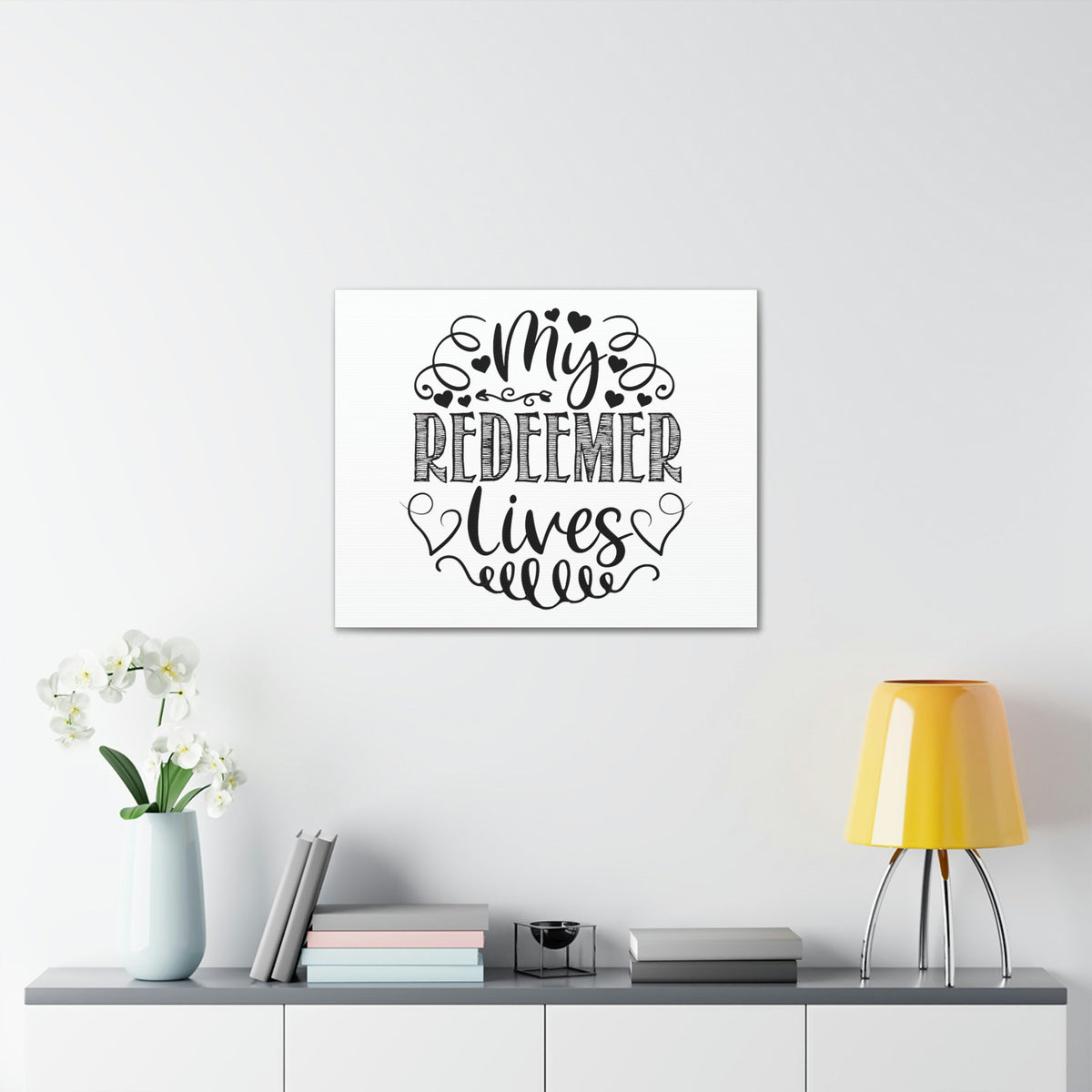 Scripture Walls Redeemer Lives Proverbs 19:25 Christian Wall Art Print Ready to Hang Unframed-Express Your Love Gifts
