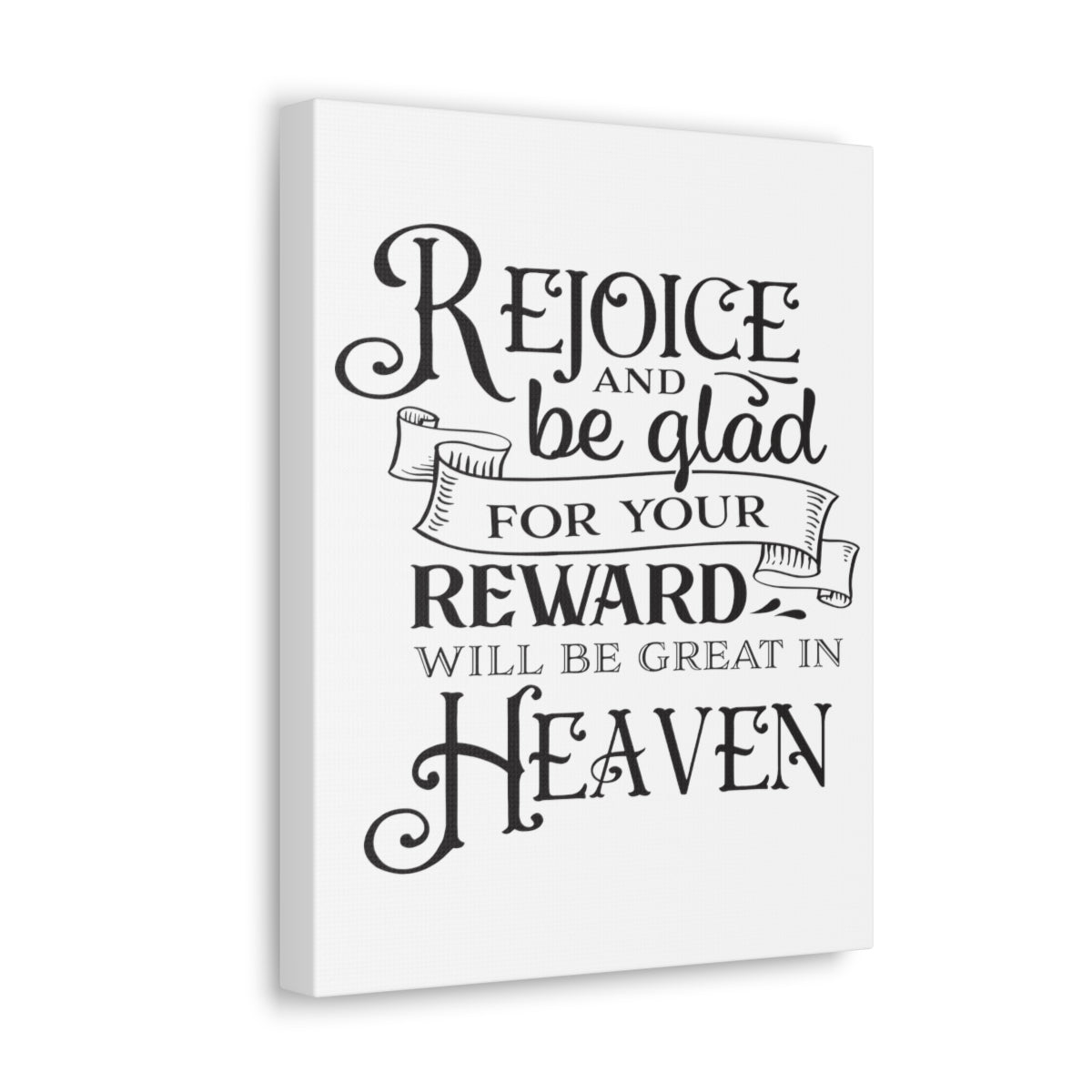 Scripture Walls Rejoice And Be Matthew 5:12 Christian Wall Art Print Ready to Hang Unframed-Express Your Love Gifts