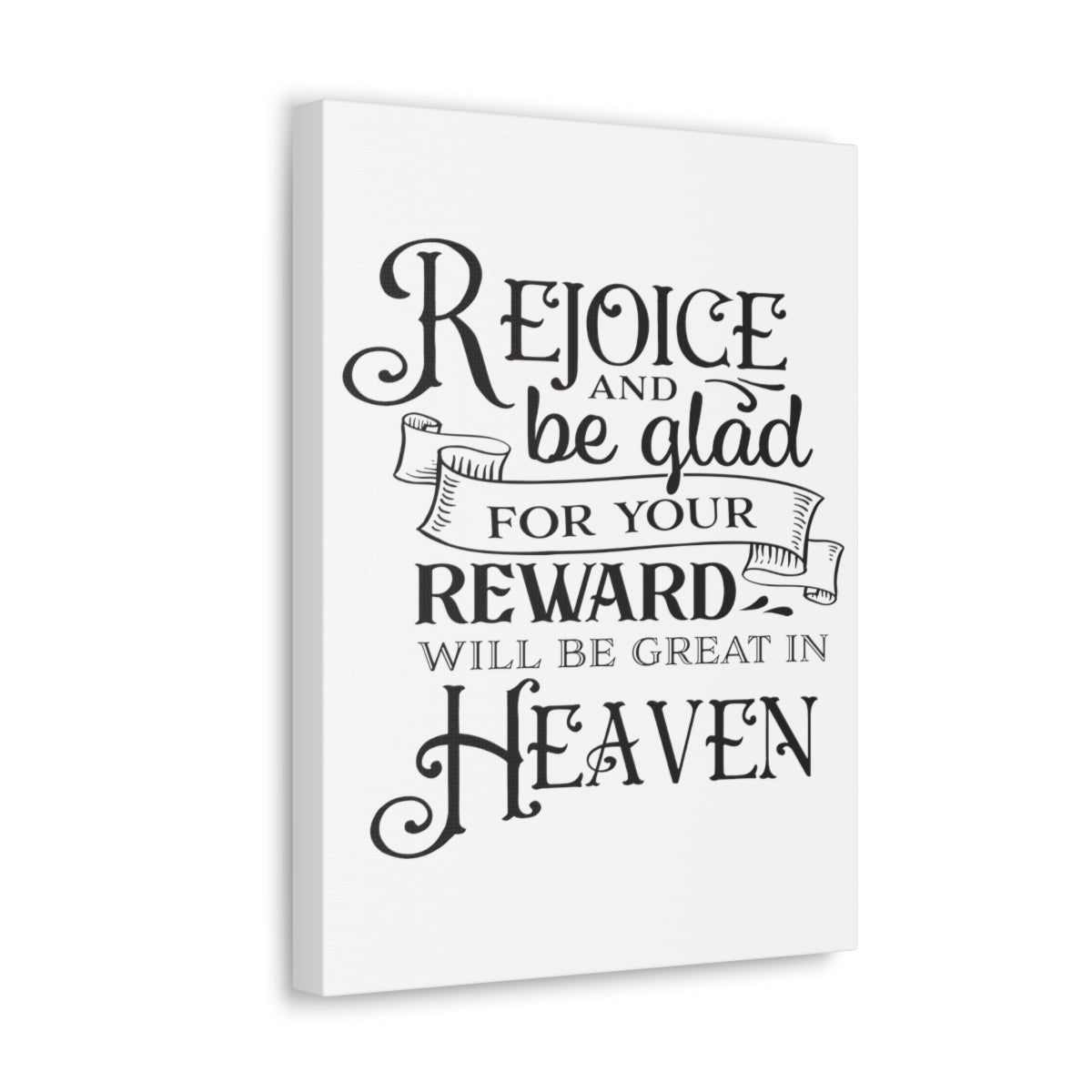 Scripture Walls Rejoice And Be Matthew 5:12 Christian Wall Art Print Ready to Hang Unframed-Express Your Love Gifts