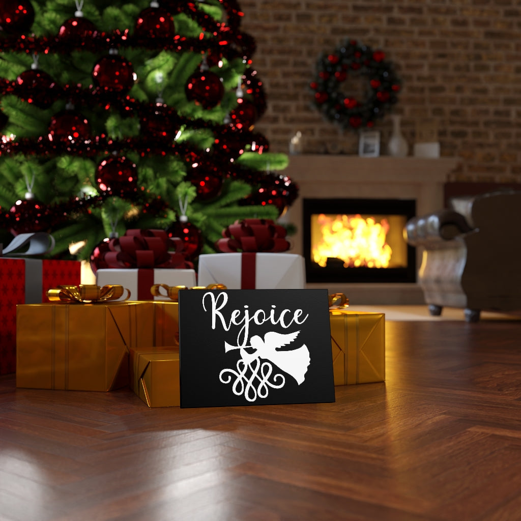 Scripture Walls Rejoice Bible Verse Canvas Christian Wall Art Ready to Hang Unframed-Express Your Love Gifts