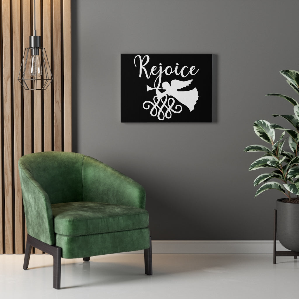 Scripture Walls Rejoice Bible Verse Canvas Christian Wall Art Ready to Hang Unframed-Express Your Love Gifts