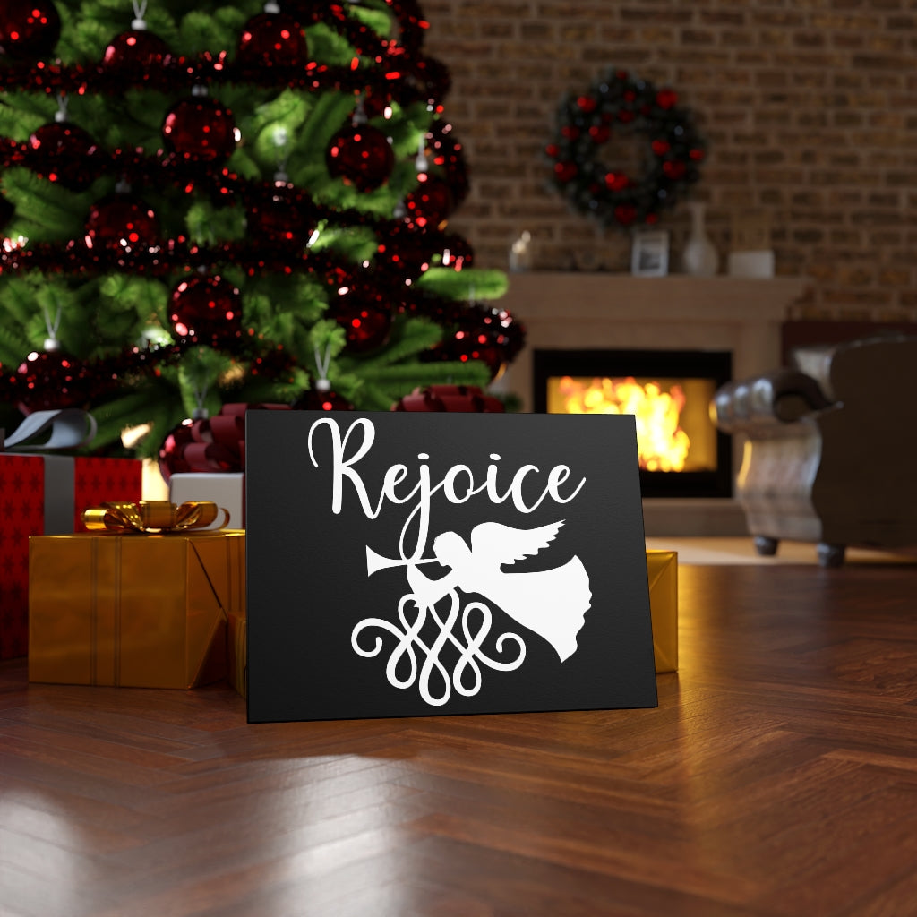 Scripture Walls Rejoice Bible Verse Canvas Christian Wall Art Ready to Hang Unframed-Express Your Love Gifts