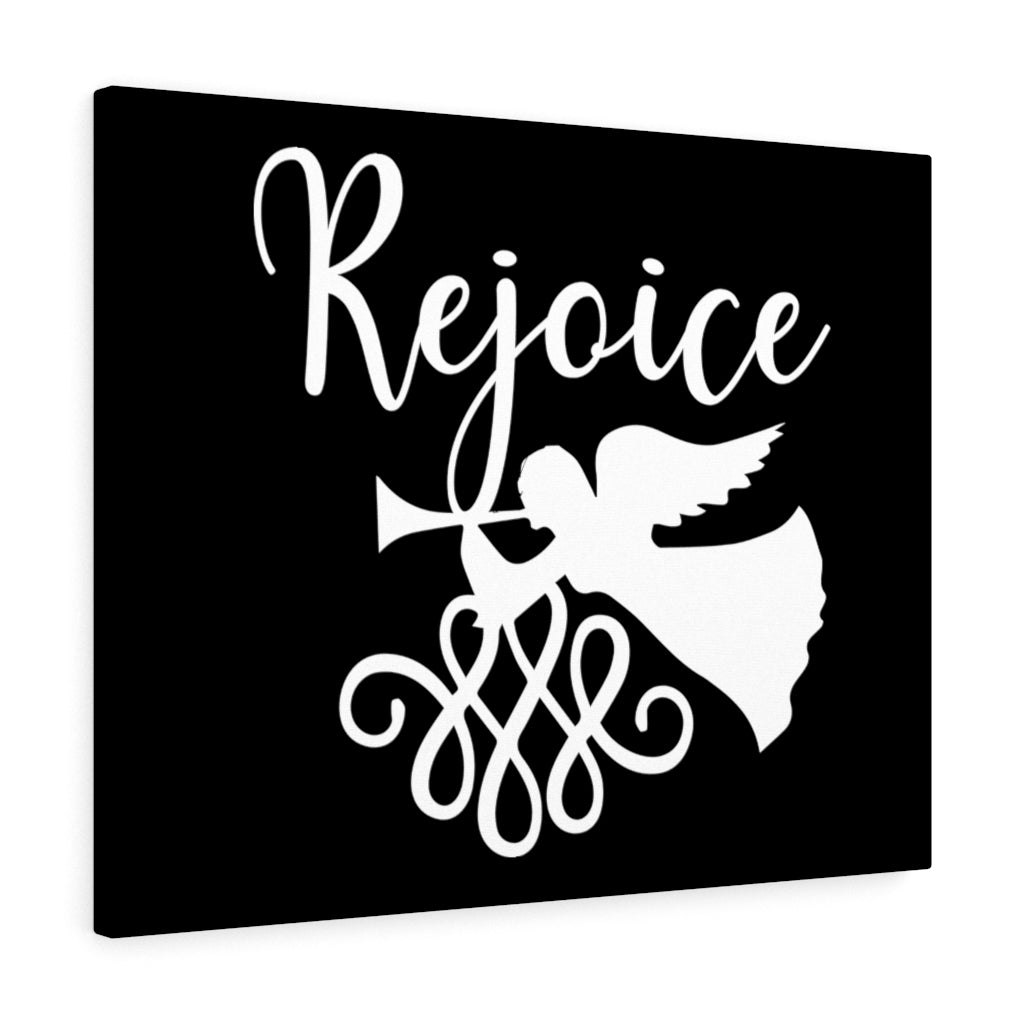 Scripture Walls Rejoice Bible Verse Canvas Christian Wall Art Ready to Hang Unframed-Express Your Love Gifts