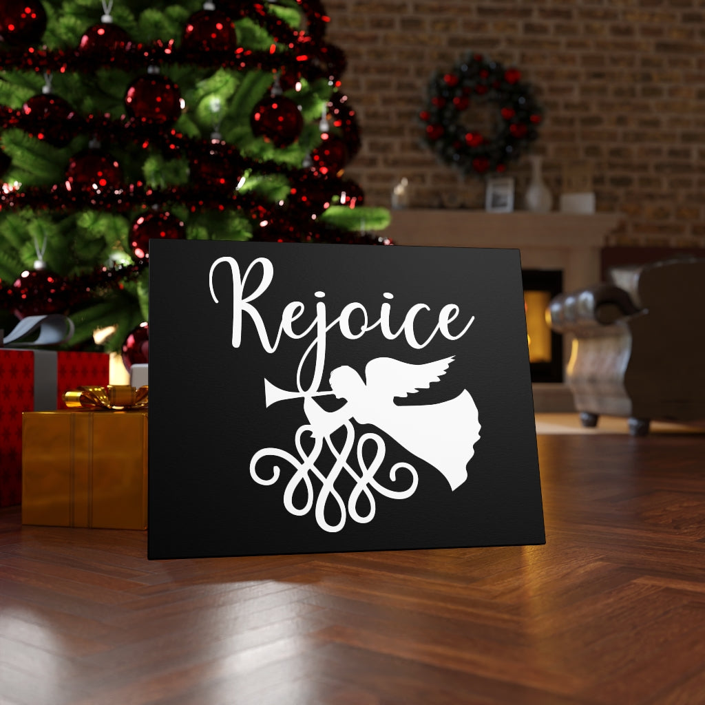 Scripture Walls Rejoice Bible Verse Canvas Christian Wall Art Ready to Hang Unframed-Express Your Love Gifts