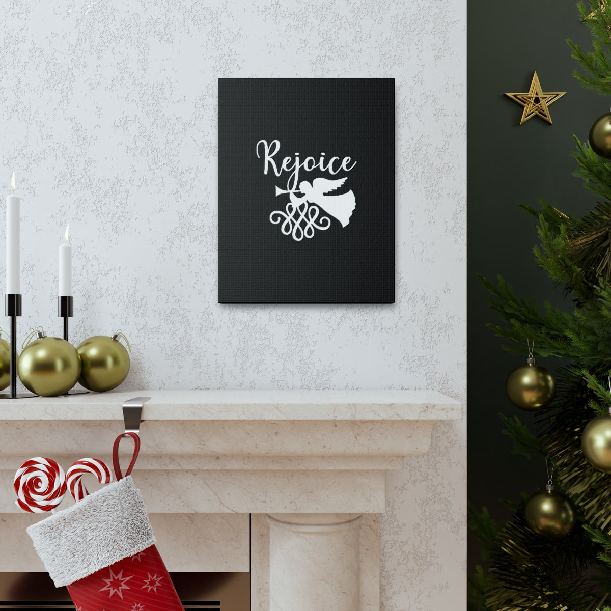 Scripture Walls Rejoice Deuteronomy 12:7 Christian Wall Art Bible Verse Print Ready to Hang Unframed-Express Your Love Gifts