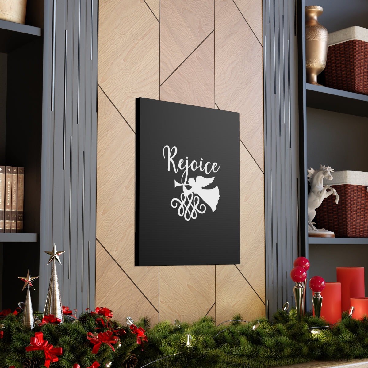 Scripture Walls Rejoice Deuteronomy 12:7 Christian Wall Art Bible Verse Print Ready to Hang Unframed-Express Your Love Gifts