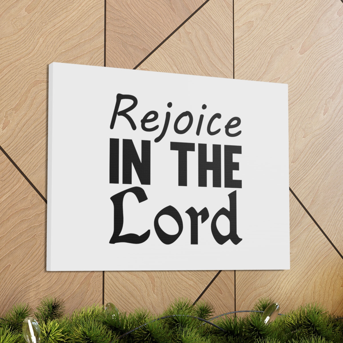 Scripture Walls Rejoice In The Lord Philippians 4:4 Christian Wall Art Bible Verse Print Ready to Hang Unframed-Express Your Love Gifts
