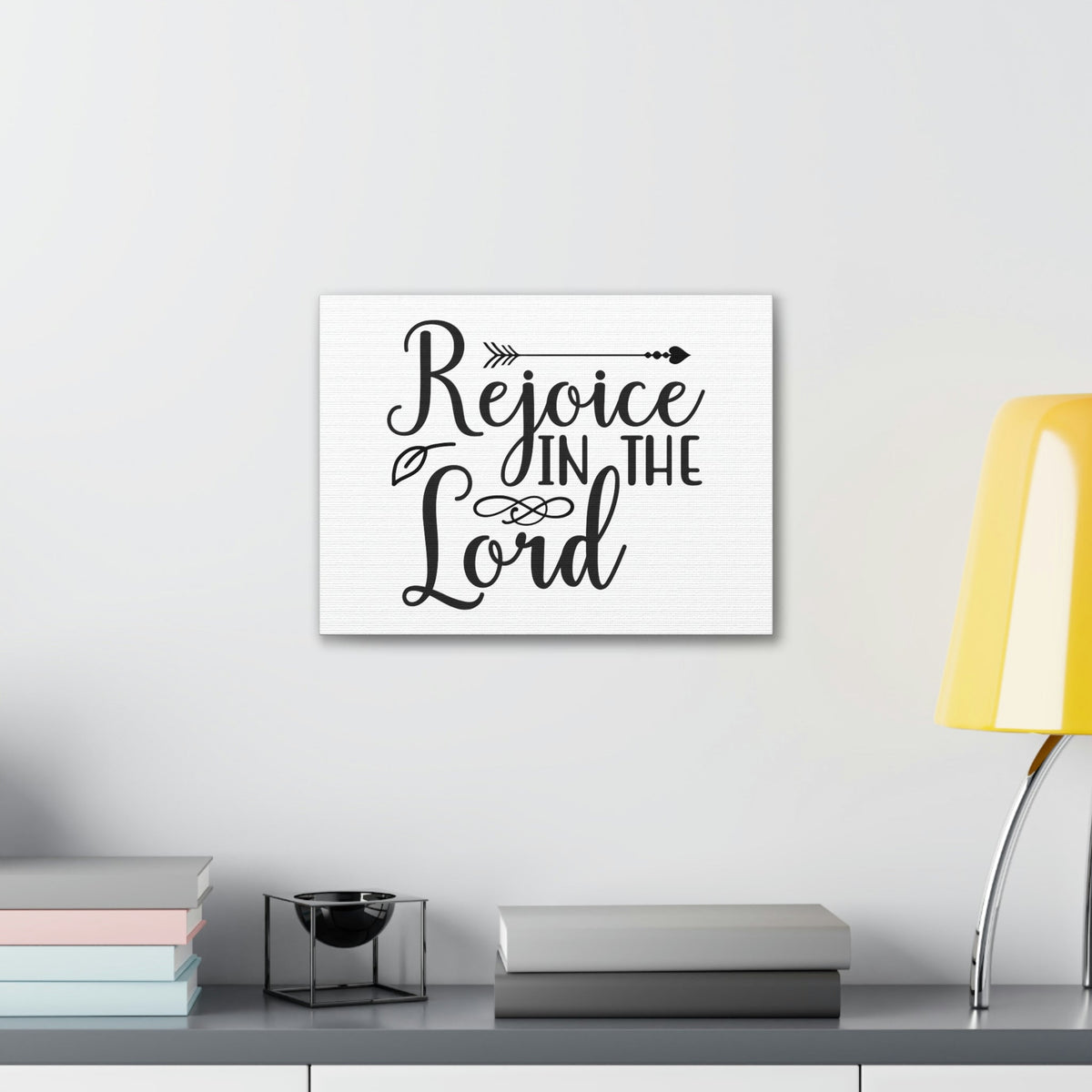 Scripture Walls Rejoice In The World Romans 12:12 Christian Wall Art Print Ready to Hang Unframed-Express Your Love Gifts