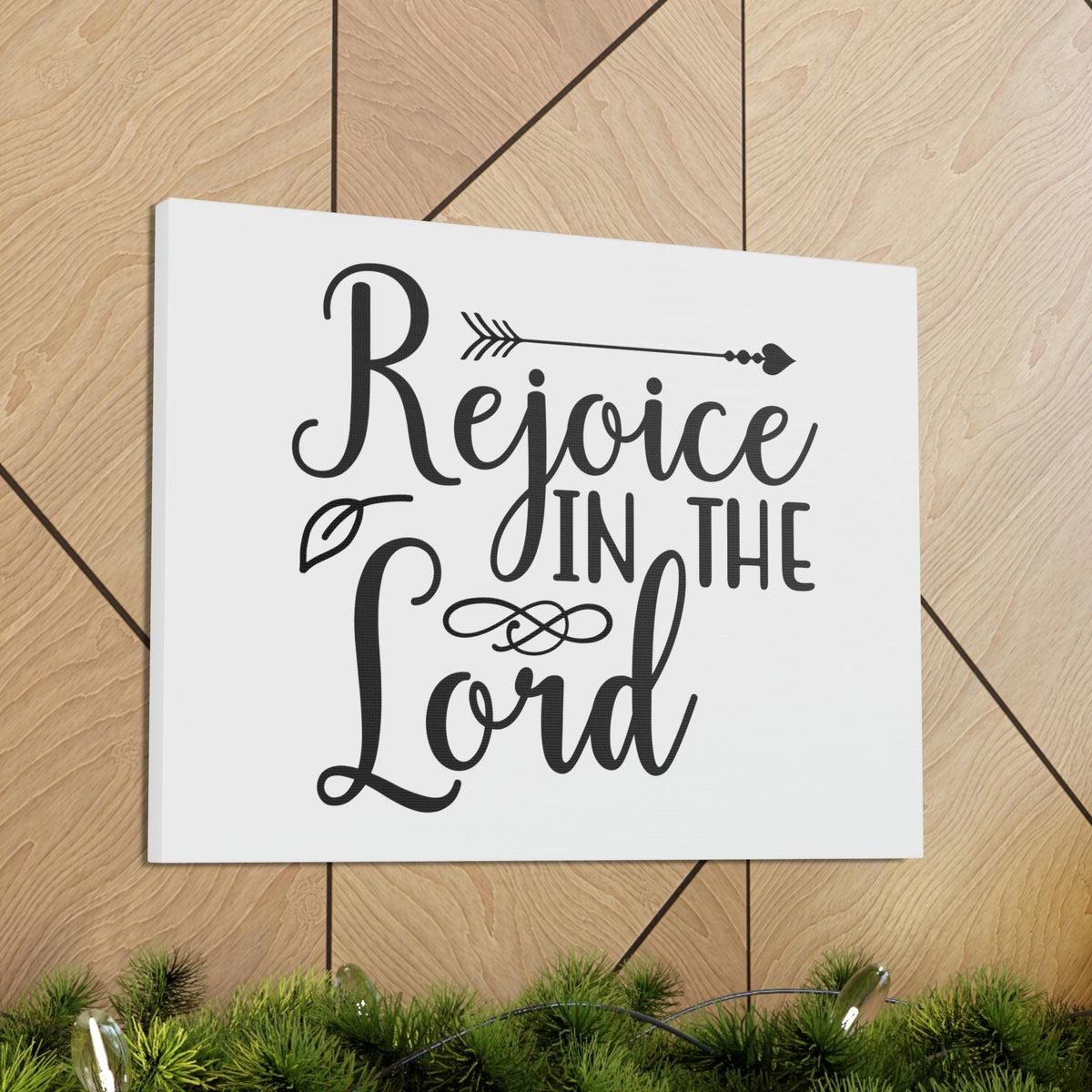 Scripture Walls Rejoice In The World Romans 12:12 Christian Wall Art Print Ready to Hang Unframed-Express Your Love Gifts