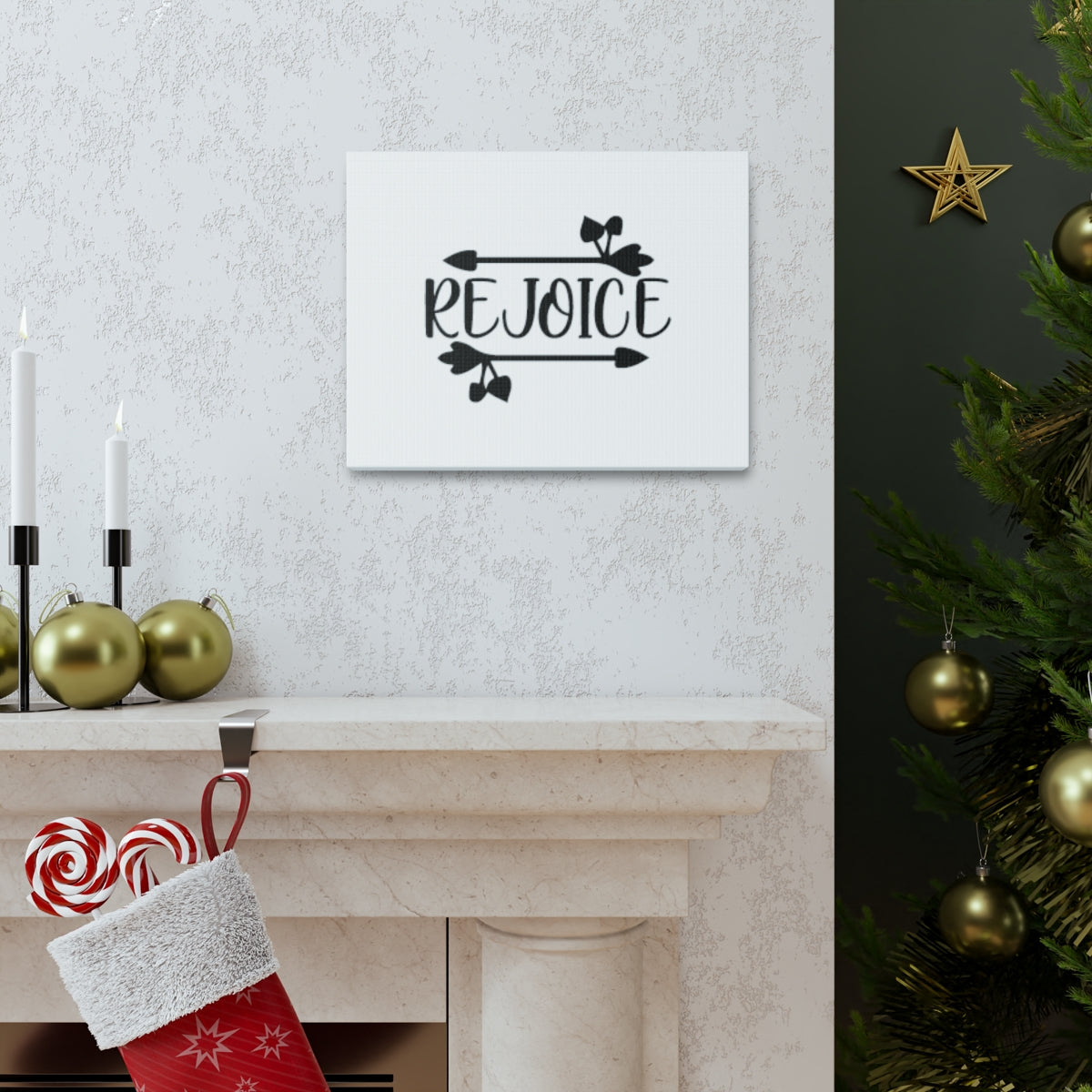 Scripture Walls Rejoice Romans 5:1-2 Christian Wall Art Bible Verse Print Ready to Hang Unframed-Express Your Love Gifts