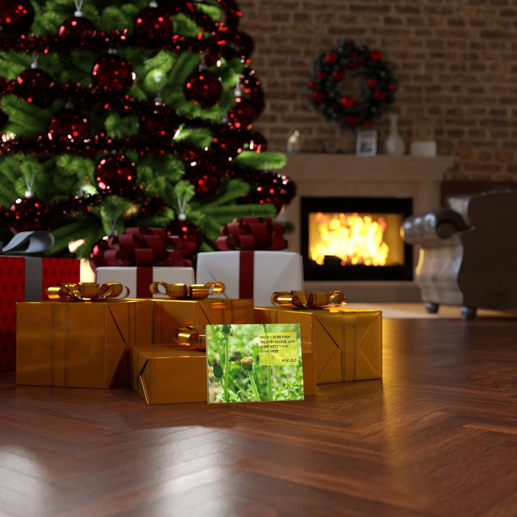 Scripture Walls Rejoice With Them Rom 12:15 Bible Verse Canvas Christian Wall Art Ready to Hang Unframed-Express Your Love Gifts