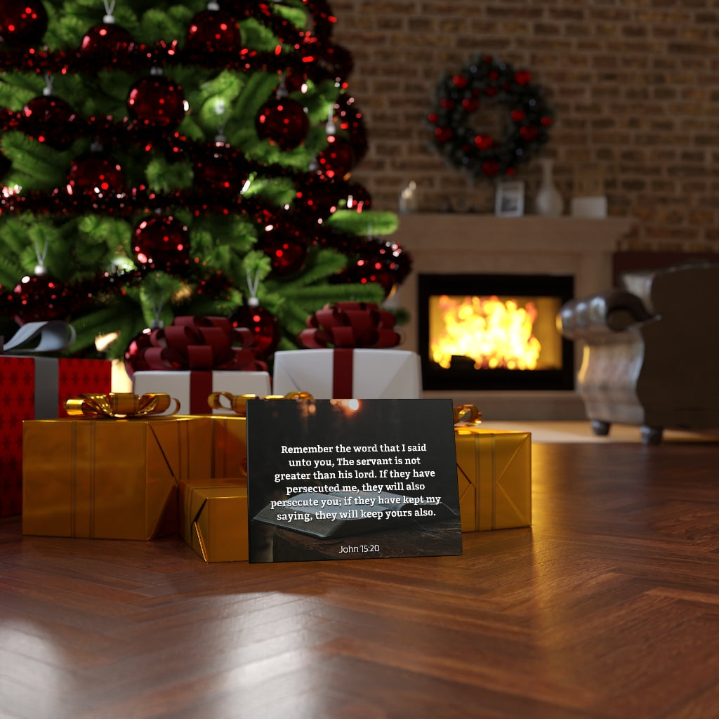 Scripture Walls Remember The Word John 15:20 Bible Verse Canvas Christian Wall Art Ready to Hang Unframed-Express Your Love Gifts