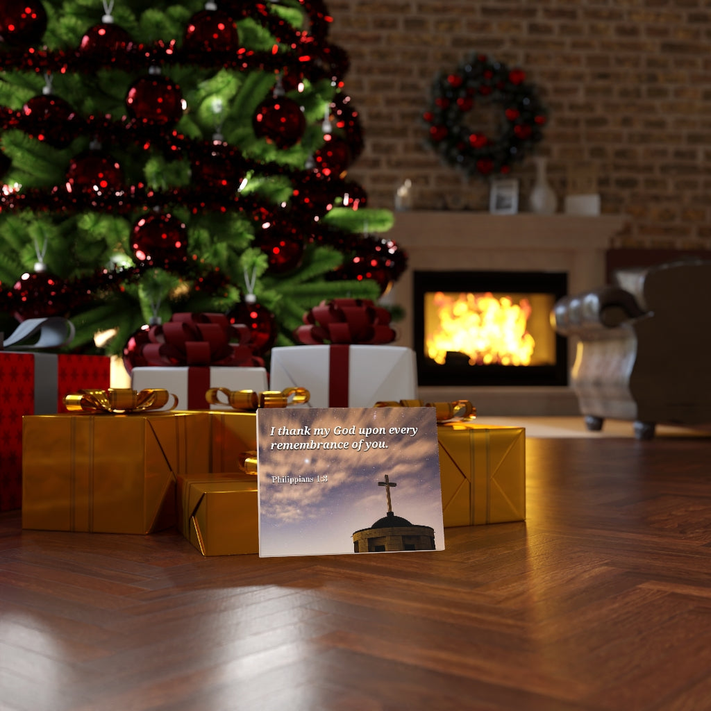 Scripture Walls Remembrance Of You Philippians 1:3 Bible Verse Canvas Christian Wall Art Ready to Hang Unframed-Express Your Love Gifts