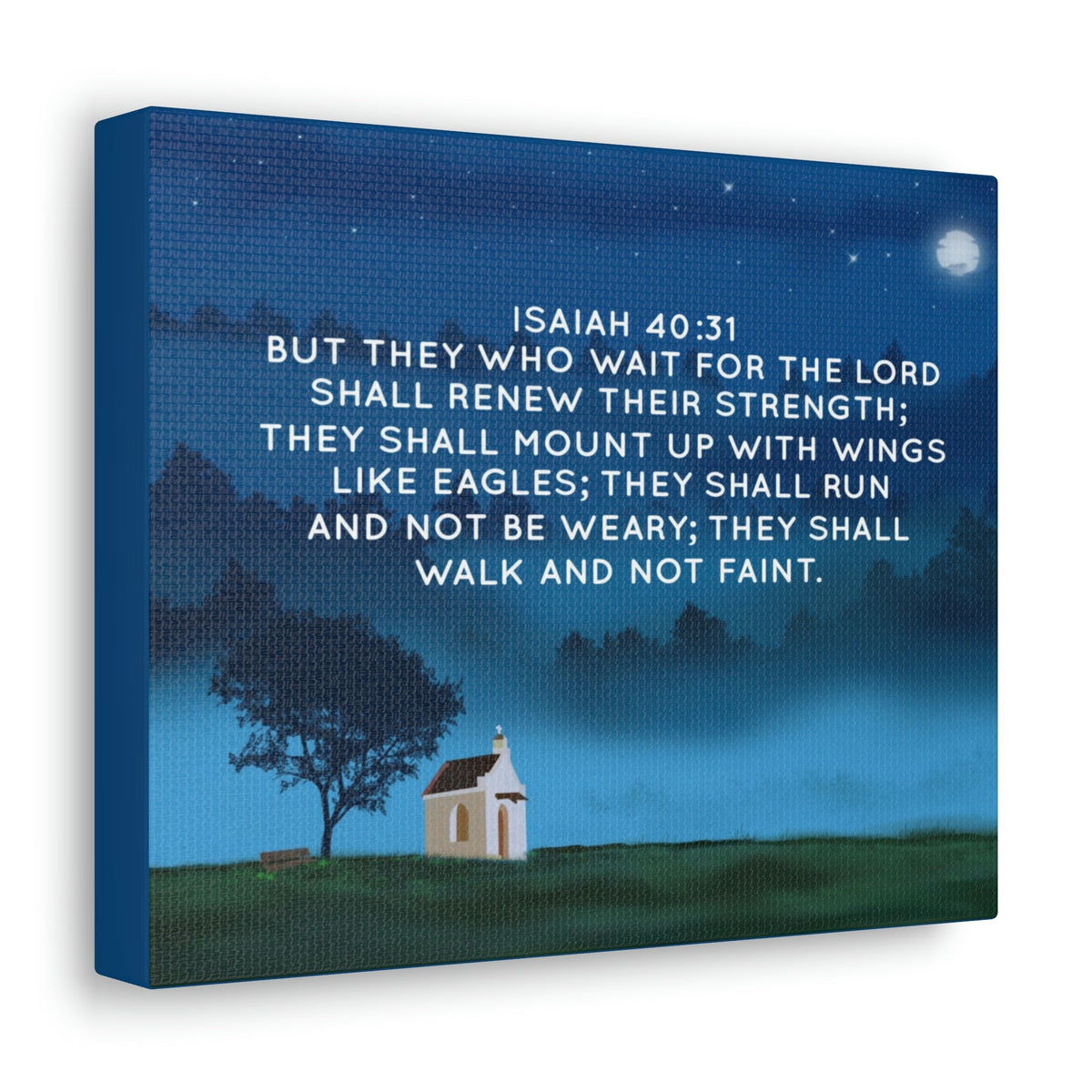 Scripture Walls Renew Their Strength Isaiah 40:31 Bible Verse Canvas Christian Wall Art Bible Verse Print Ready To Hang Unframed-Express Your Love Gifts
