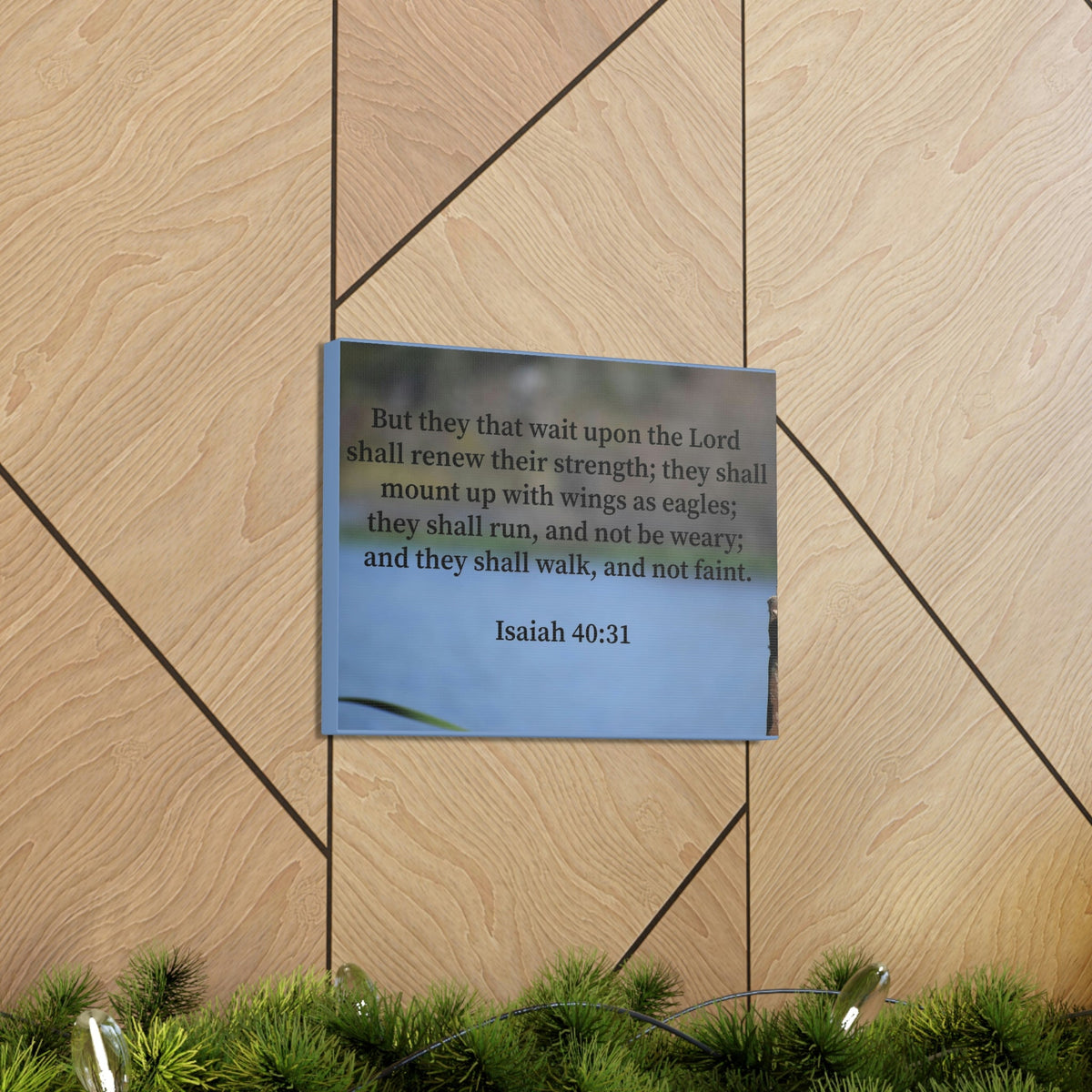 Scripture Walls Renew Their Strength Isaiah 40:31 Christian Wall Art Bible Verse Print Ready to Hang Unframed-Express Your Love Gifts