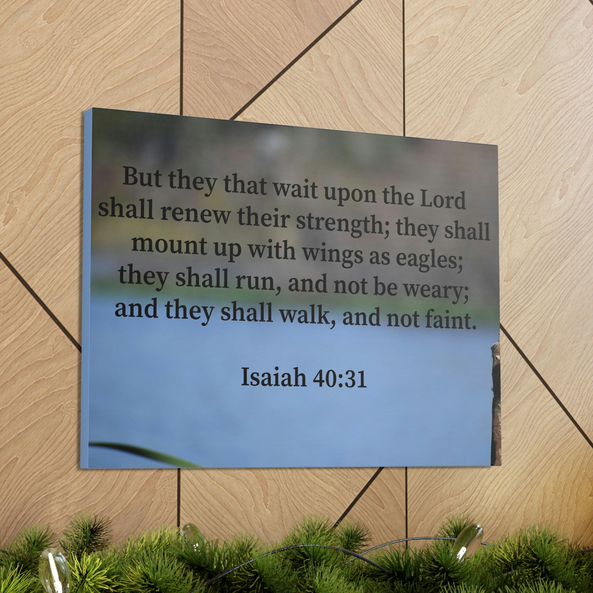 Scripture Walls Renew Their Strength Isaiah 40:31 Christian Wall Art Bible Verse Print Ready to Hang Unframed-Express Your Love Gifts