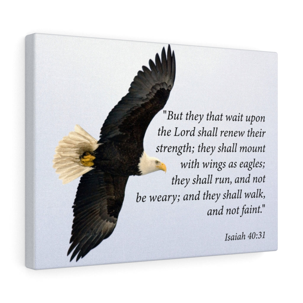 Scripture Walls Renewed Strength in God Isaiah 40:31 Scripture Wall Art Christian Home Decor Unframed-Express Your Love Gifts