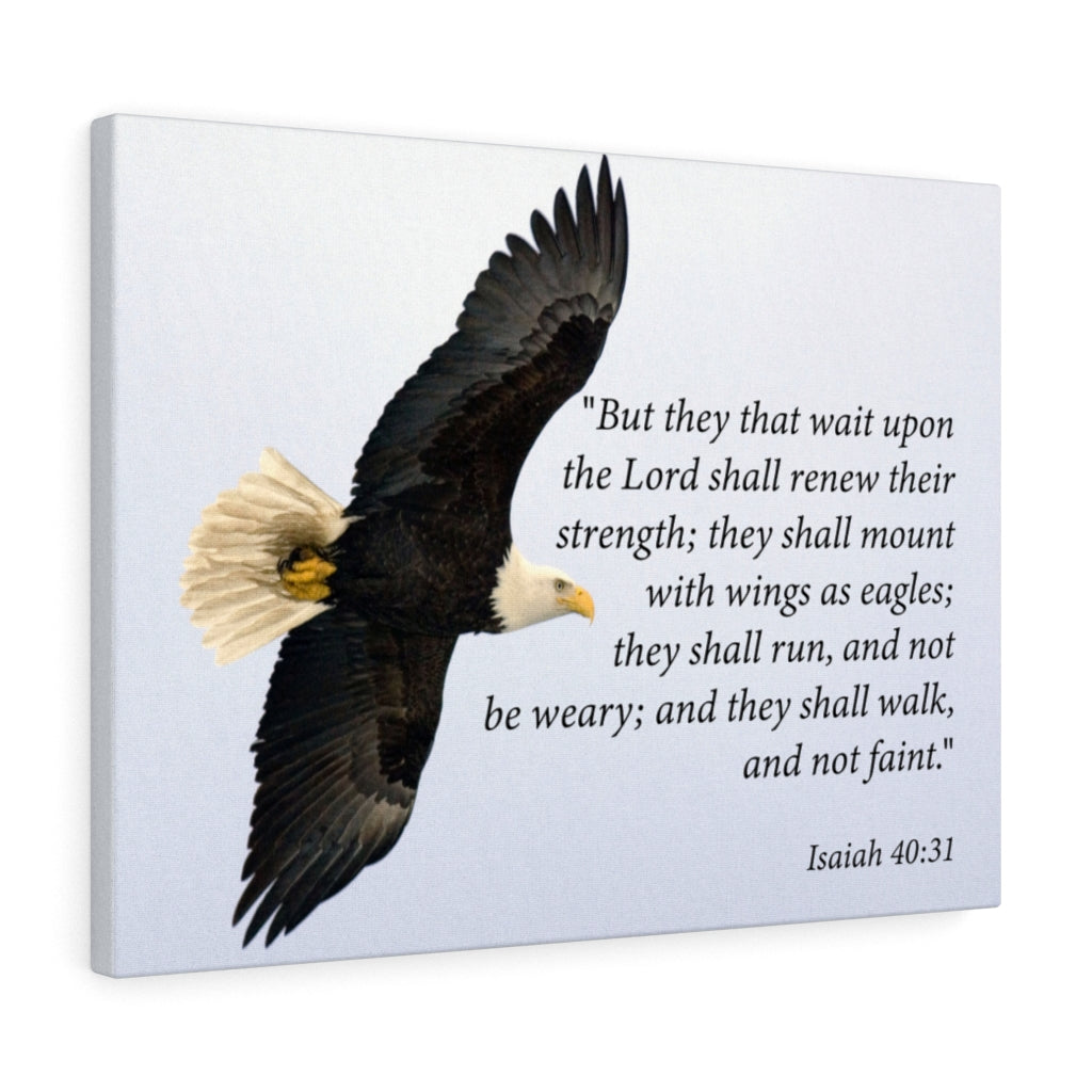 Scripture Walls Renewed Strength in God Isaiah 40:31 Scripture Wall Art Christian Home Decor Unframed-Express Your Love Gifts