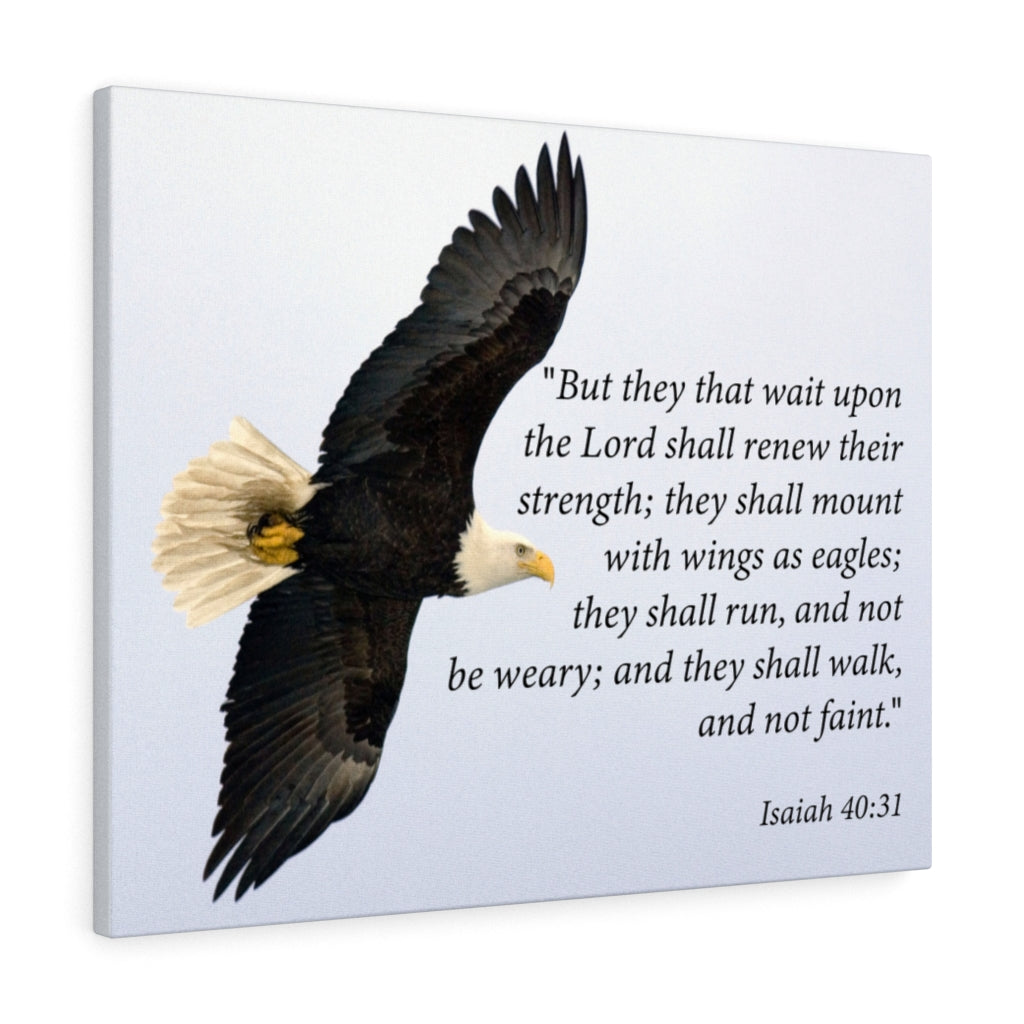 Scripture Walls Renewed Strength in God Isaiah 40:31 Scripture Wall Art Christian Home Decor Unframed-Express Your Love Gifts