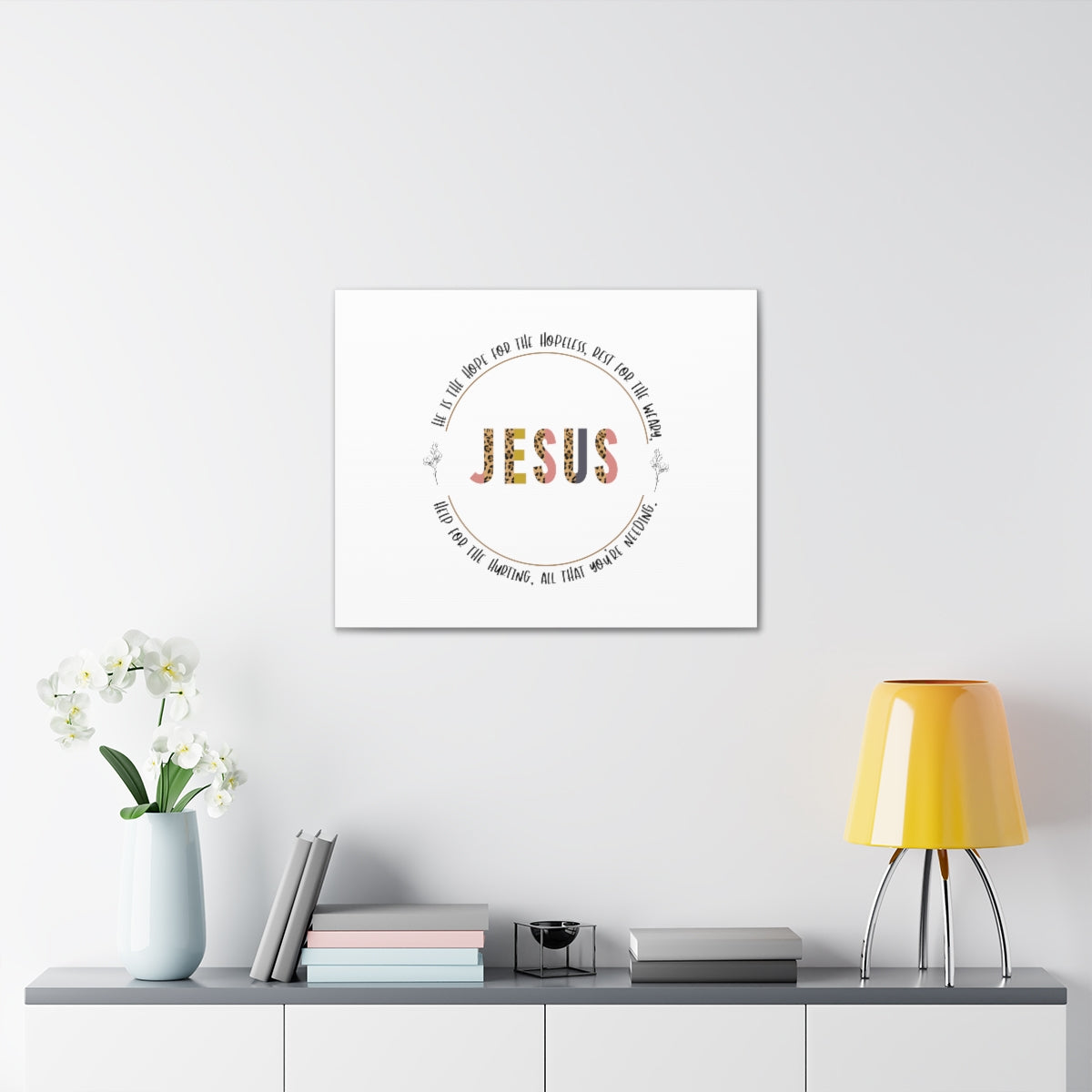 Scripture Walls Rest For The Weary Matthew 11:28 White Christian Wall Art Bible Verse Print Ready to Hang Unframed-Express Your Love Gifts