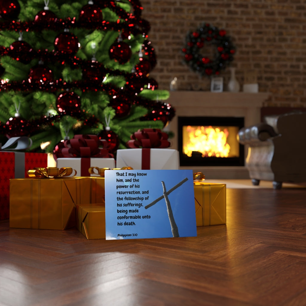 Scripture Walls Resurrection Philippians 3:10 Bible Verse Canvas Christian Wall Art Ready to Hang Unframed-Express Your Love Gifts