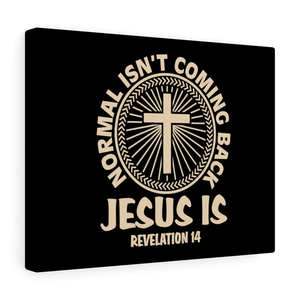Scripture Walls Revelation 14 Jesus Is Coming Back Bible Verse Canvas Christian Wall Art Ready to Hang Unframed-Express Your Love Gifts