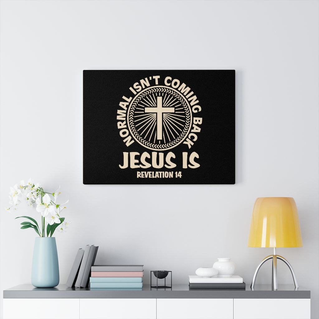 Scripture Walls Revelation 14 Jesus Is Coming Back Bible Verse Canvas Christian Wall Art Ready to Hang Unframed-Express Your Love Gifts