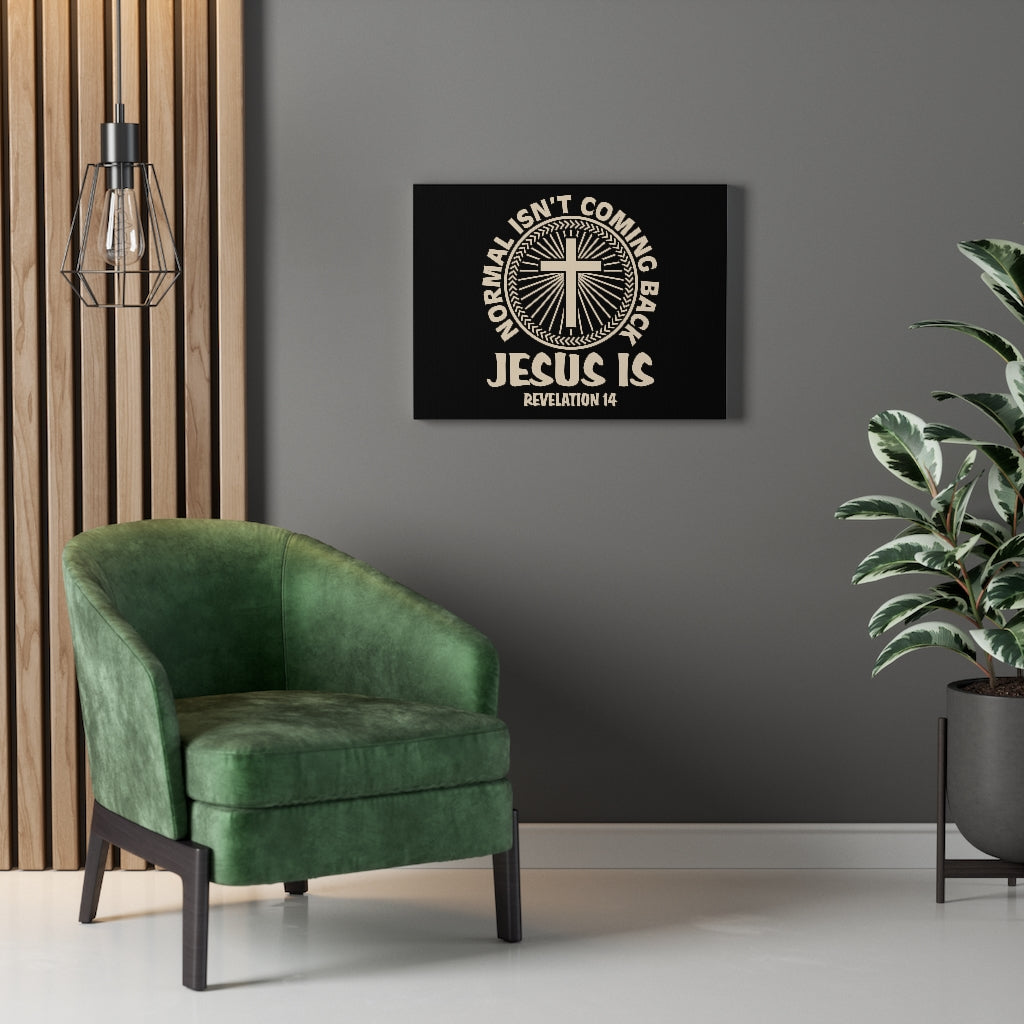 Scripture Walls Revelation 14 Jesus Is Coming Back Bible Verse Canvas Christian Wall Art Ready to Hang Unframed-Express Your Love Gifts