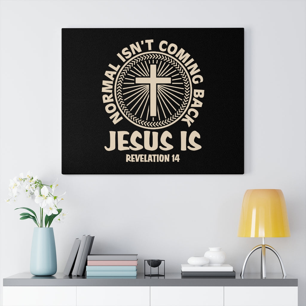 Scripture Walls Revelation 14 Jesus Is Coming Back Bible Verse Canvas Christian Wall Art Ready to Hang Unframed-Express Your Love Gifts