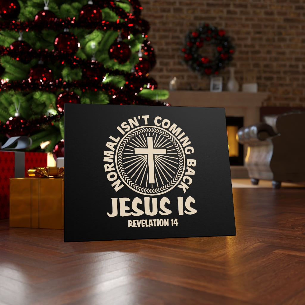 Scripture Walls Revelation 14 Jesus Is Coming Back Bible Verse Canvas Christian Wall Art Ready to Hang Unframed-Express Your Love Gifts