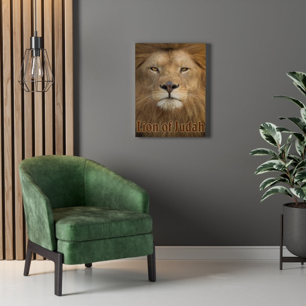 Scripture Walls Revelation 5:5 Lion of Judah Bible Verse Canvas Christian Wall Art Ready to Hang Unframed-Express Your Love Gifts