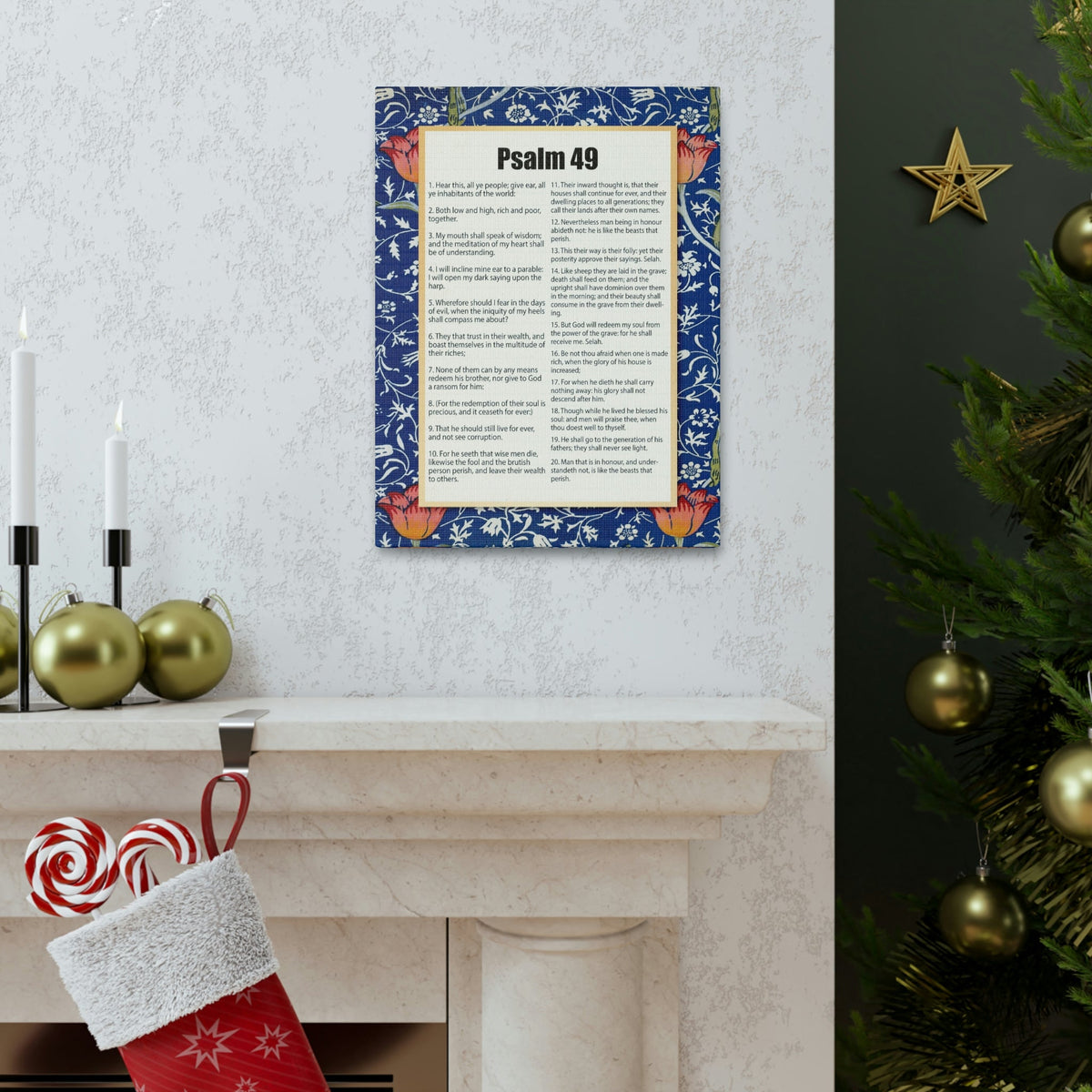 Scripture Walls Riches Will Not Last Psalm 49:17 Christian Wall Art Bible Verse Print Ready to Hang Unframed-Express Your Love Gifts