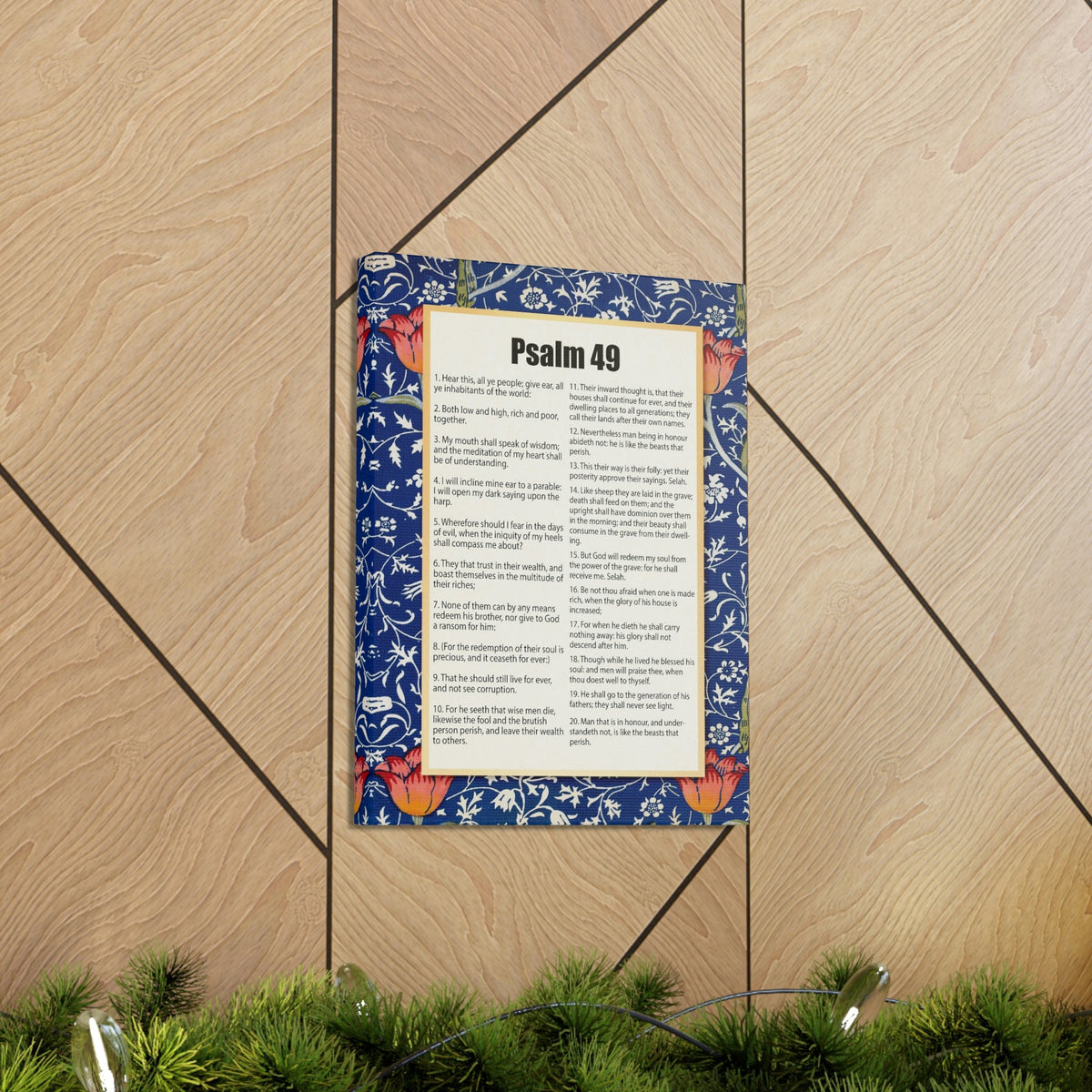 Scripture Walls Riches Will Not Last Psalm 49:17 Christian Wall Art Bible Verse Print Ready to Hang Unframed-Express Your Love Gifts