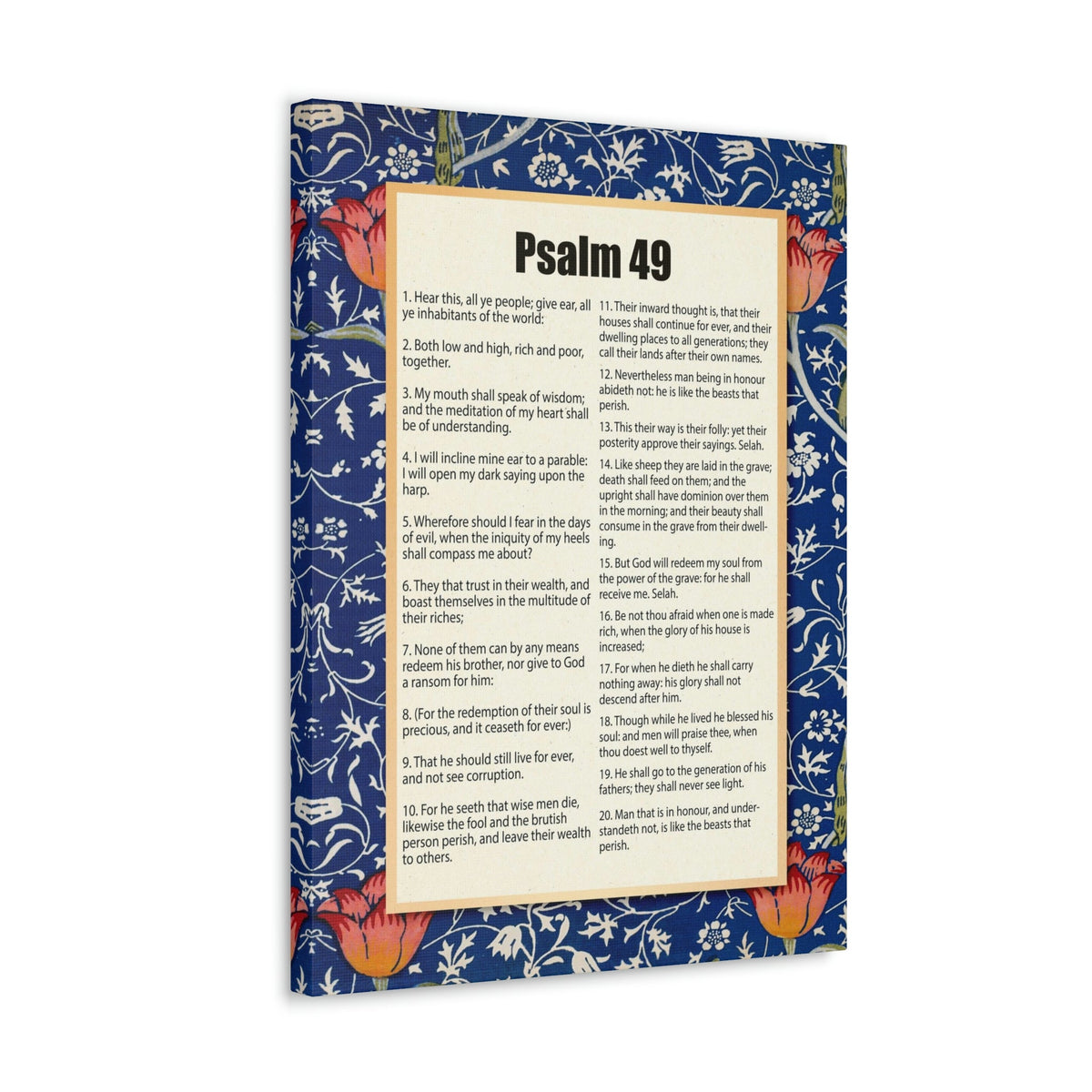 Scripture Walls Riches Will Not Last Psalm 49:17 Christian Wall Art Bible Verse Print Ready to Hang Unframed-Express Your Love Gifts