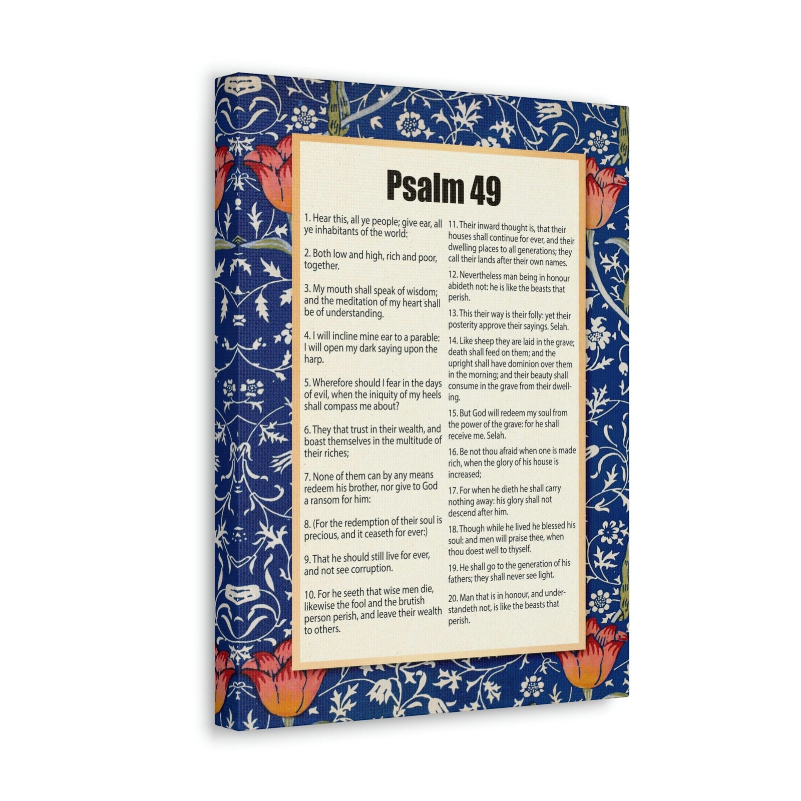 Scripture Walls Riches Will Not Last Psalm 49:17 Christian Wall Art Bible Verse Print Ready to Hang Unframed-Express Your Love Gifts