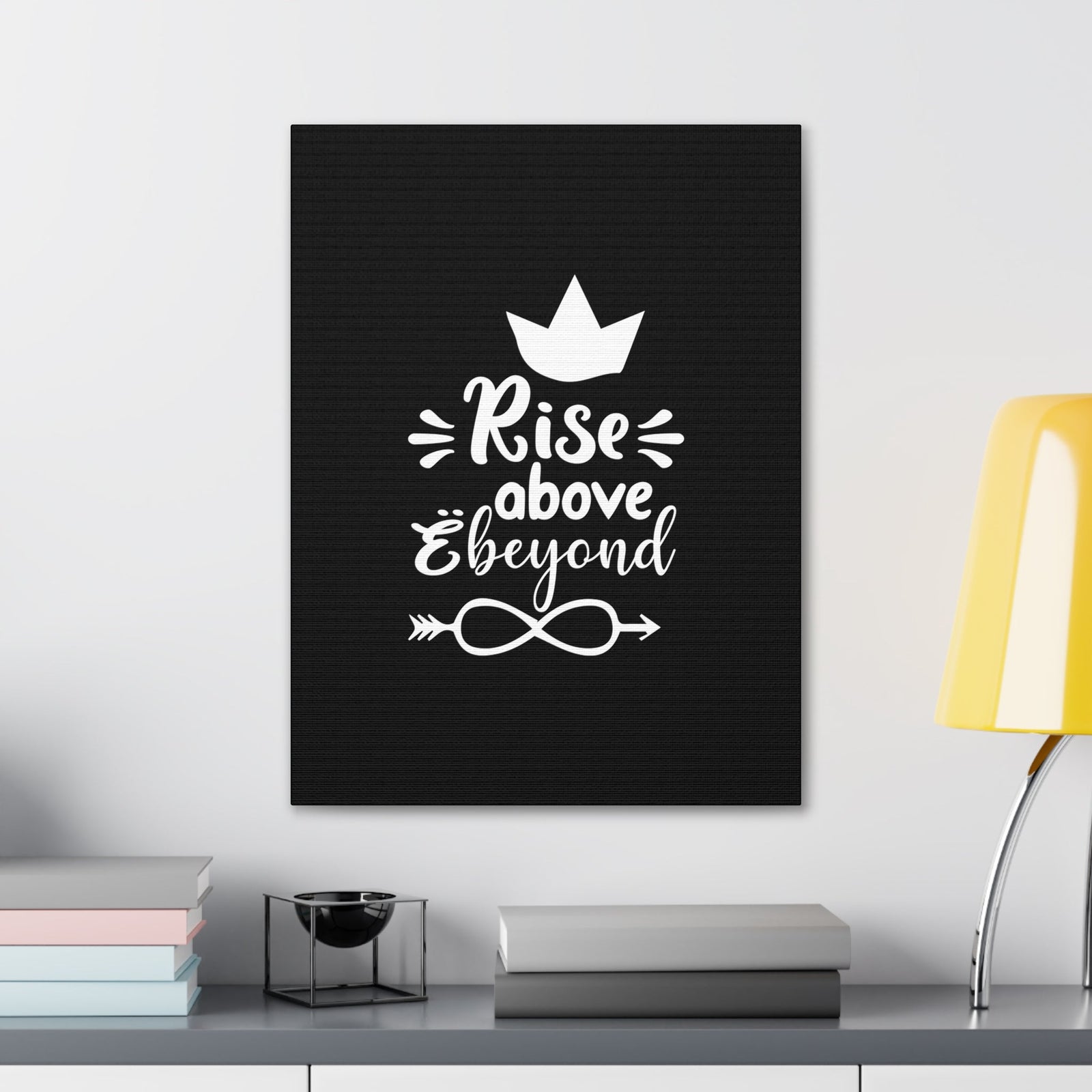 Scripture Walls Rise Above & Beyond Colossians 3:1 Christian Wall Art Bible Verse Print Ready to Hang Unframed-Express Your Love Gifts