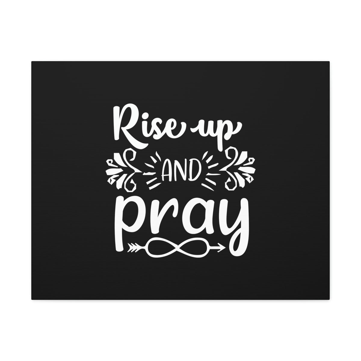 Scripture Walls Rise Up And Pray Mark 1:35 Infinity Christian Wall Art Bible Verse Print Ready to Hang Unframed-Express Your Love Gifts