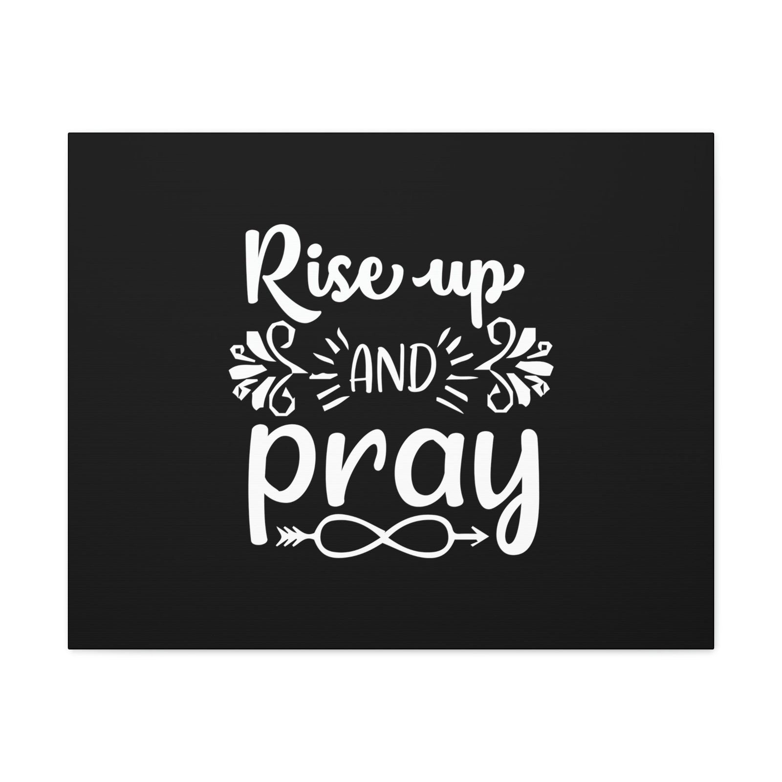 Scripture Walls Rise Up And Pray Mark 1:35 Infinity Christian Wall Art Bible Verse Print Ready to Hang Unframed-Express Your Love Gifts